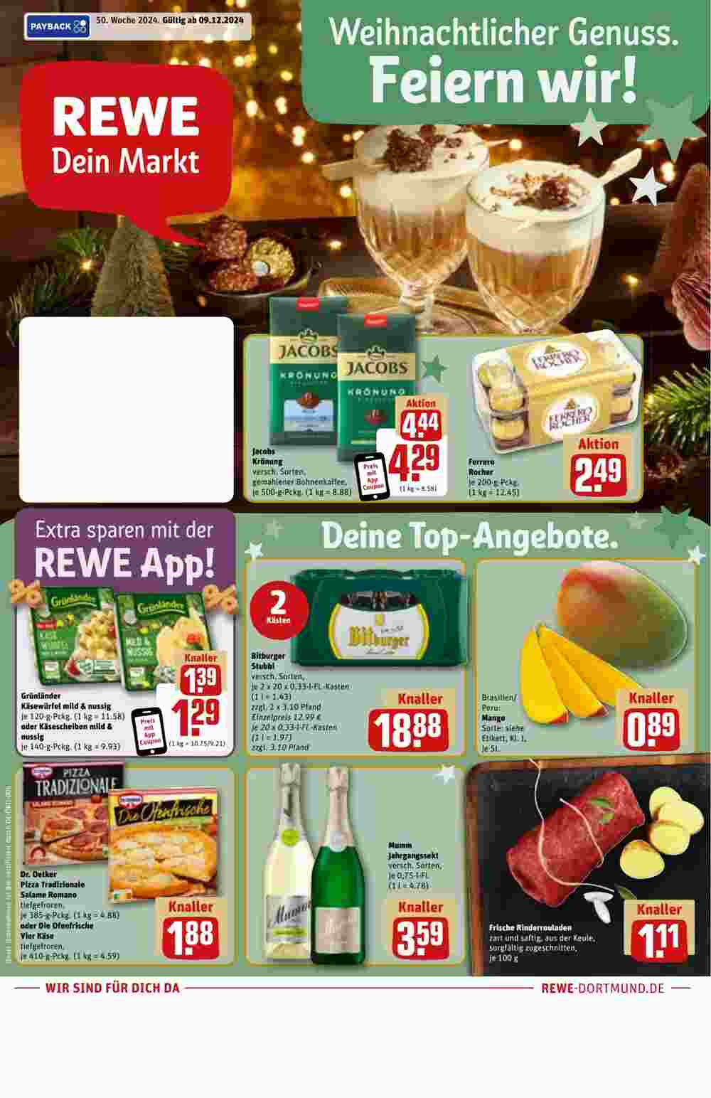 REWE Prospekt (ab 09.12.2024) zum Blättern - Seite 1