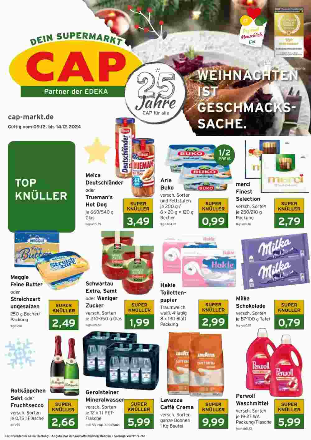 CAP Markt Prospekt (ab 09.12.2024) zum Blättern - Seite 1