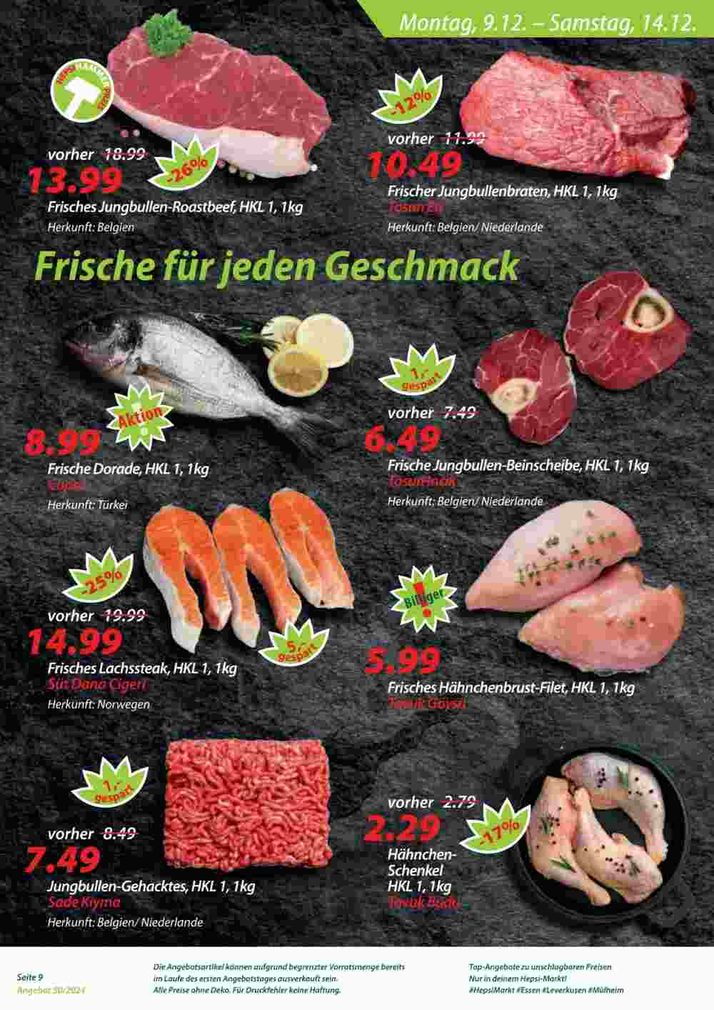 Hepsi-Markt Prospekt (ab 09.12.2024) zum Blättern - Seite 9