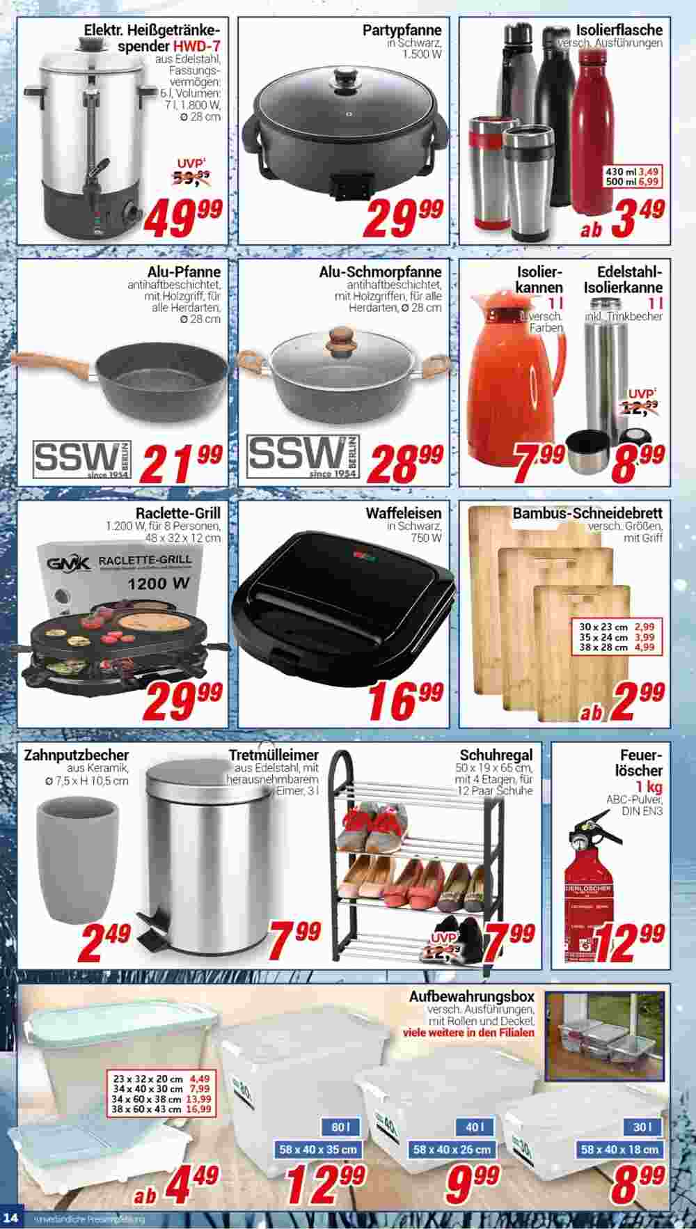 CENTERSHOP Prospekt (ab 09.12.2024) zum Blättern - Seite 14