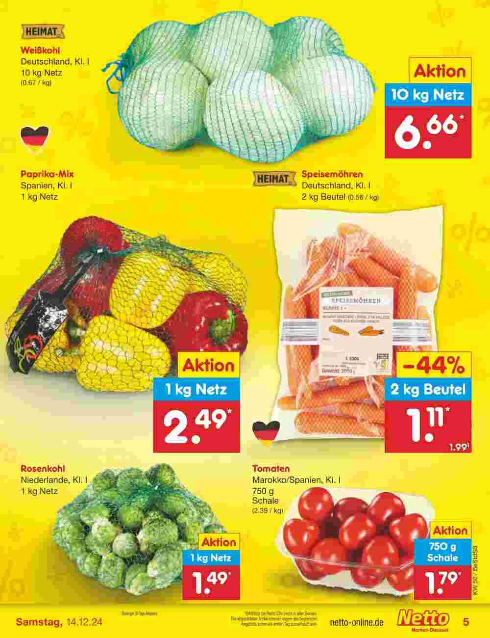 Netto Marken-Discount Prospekt (ab 09.12.2024) zum Blättern - Seite 5