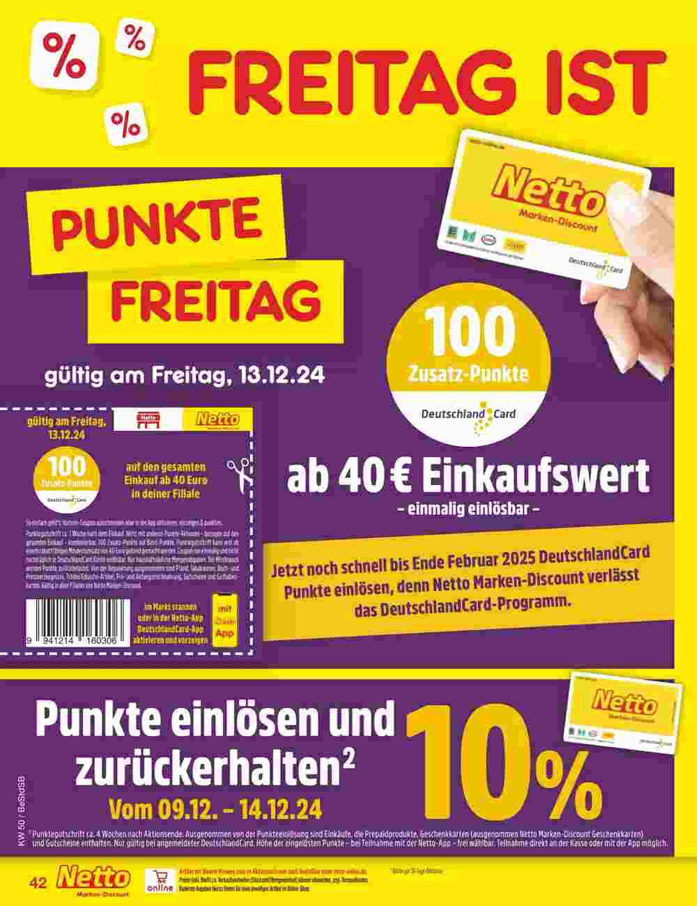 Netto Marken-Discount Prospekt (ab 09.12.2024) zum Blättern - Seite 54