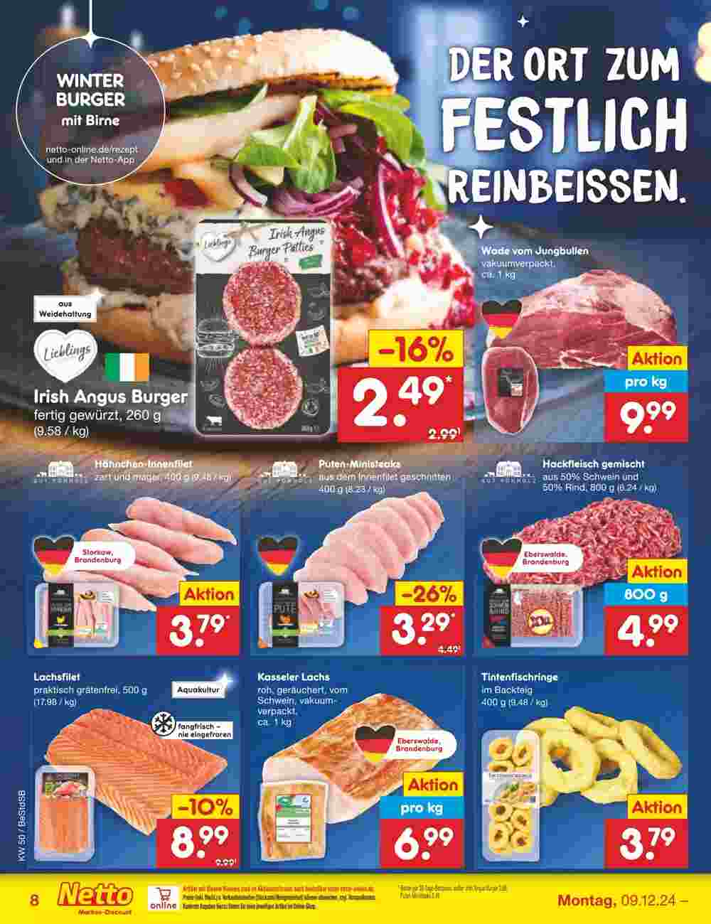 Netto Marken-Discount Prospekt (ab 09.12.2024) zum Blättern - Seite 8