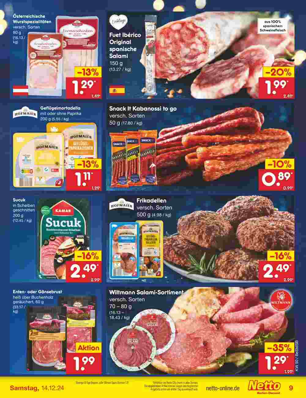 Netto Marken-Discount Prospekt (ab 09.12.2024) zum Blättern - Seite 9