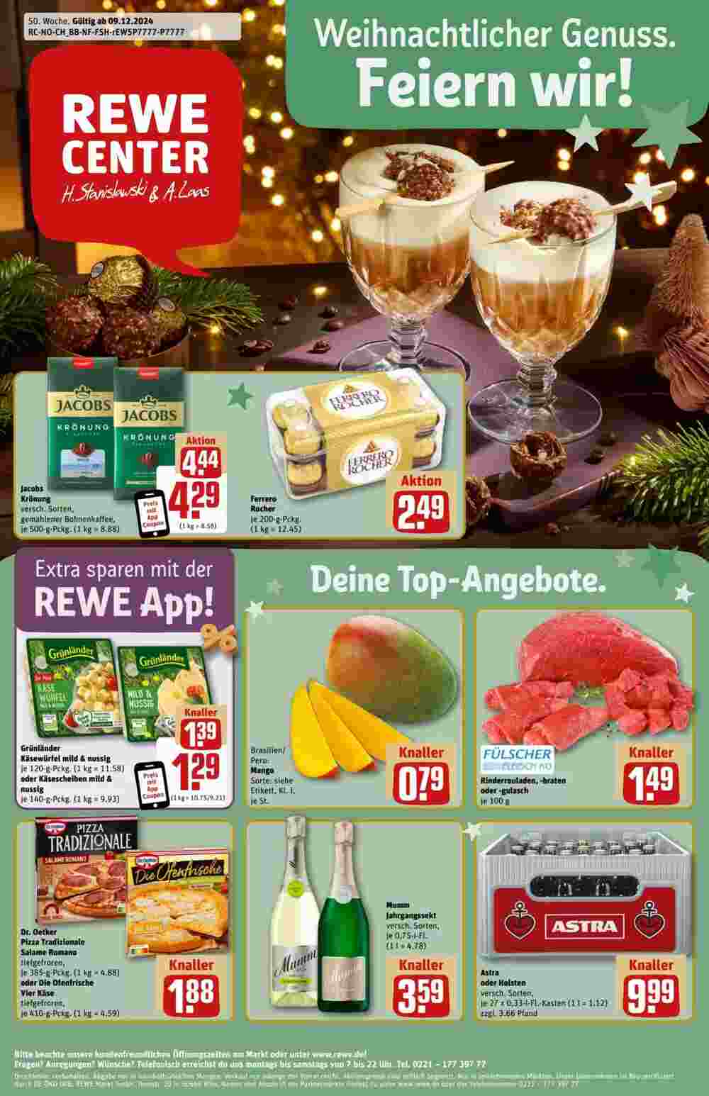 REWE Center Prospekt (ab 09.12.2024) zum Blättern - Seite 1