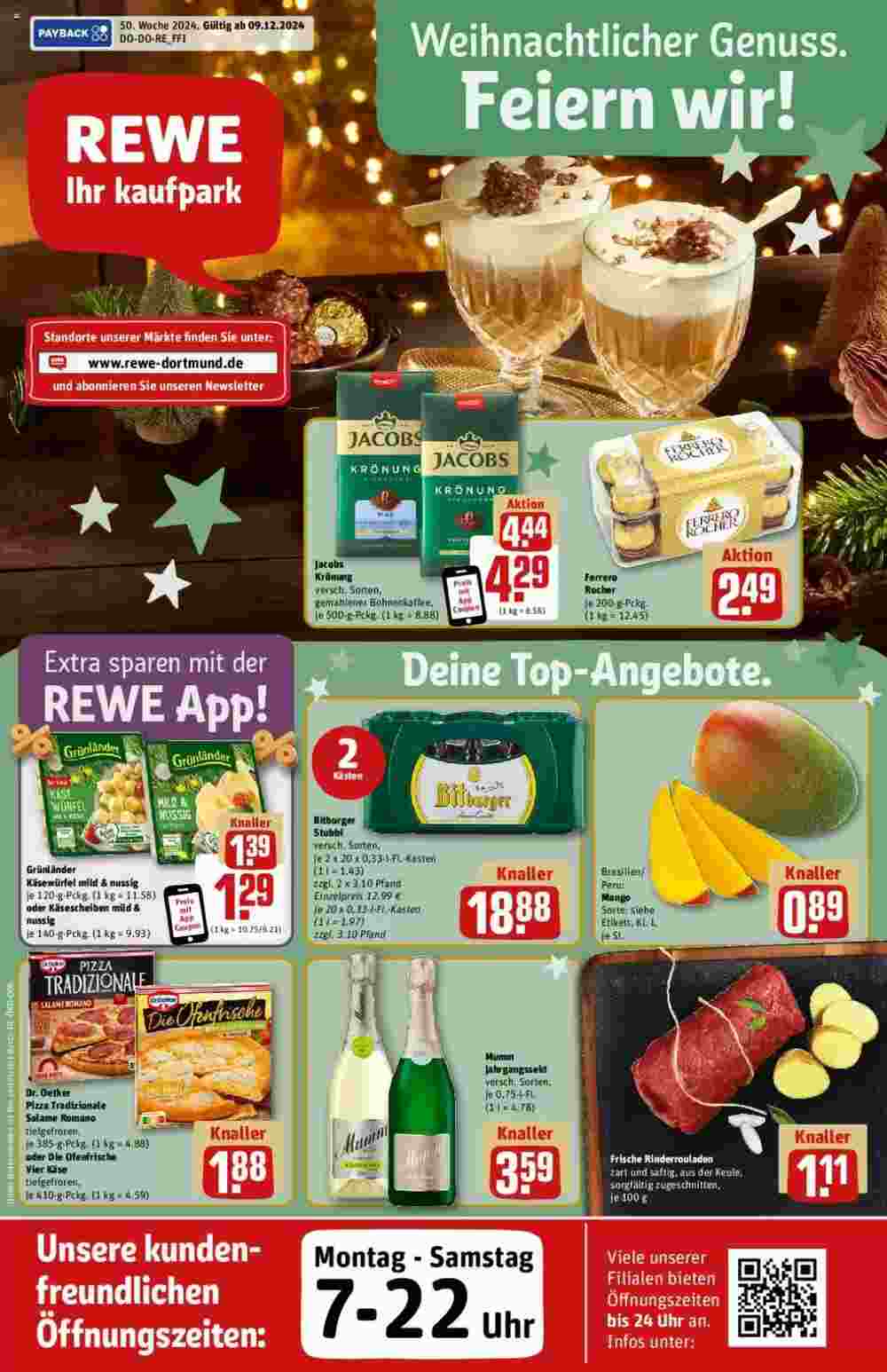 REWE Kaufpark Prospekt (ab 09.12.2024) zum Blättern - Seite 1