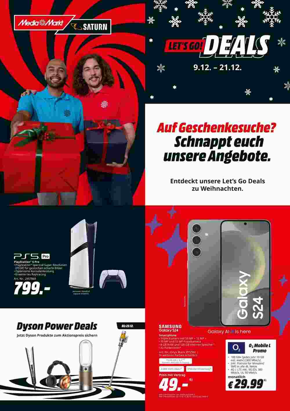 MediaMarkt Prospekt (ab 09.12.2024) zum Blättern - Seite 1