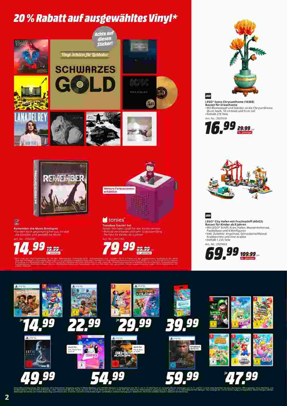 MediaMarkt Prospekt (ab 09.12.2024) zum Blättern - Seite 2