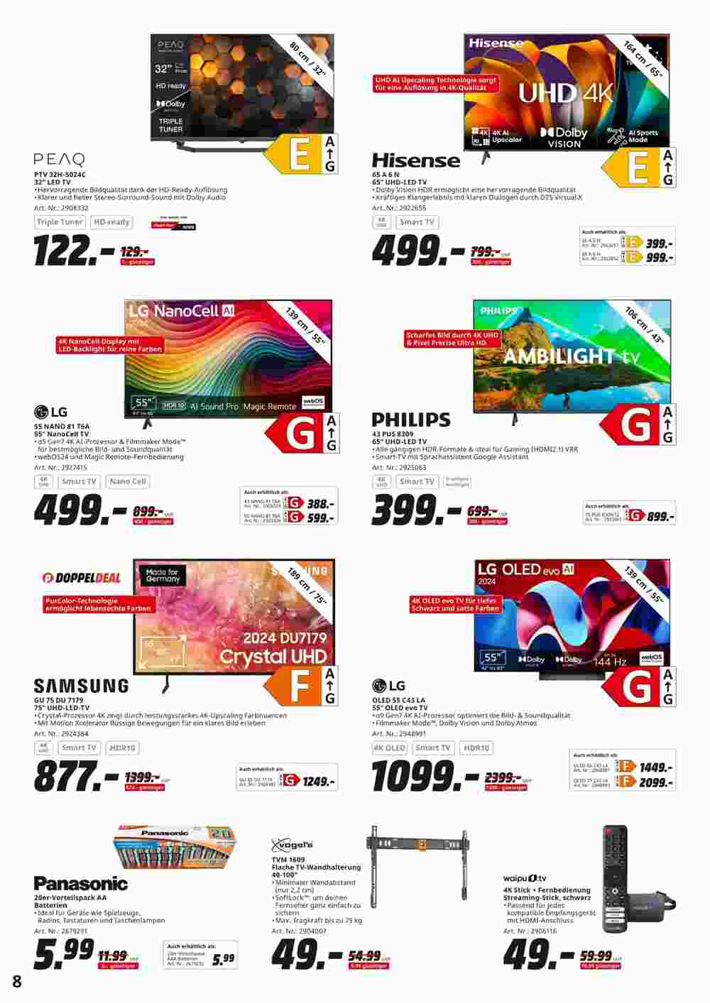 MediaMarkt Prospekt (ab 09.12.2024) zum Blättern - Seite 8