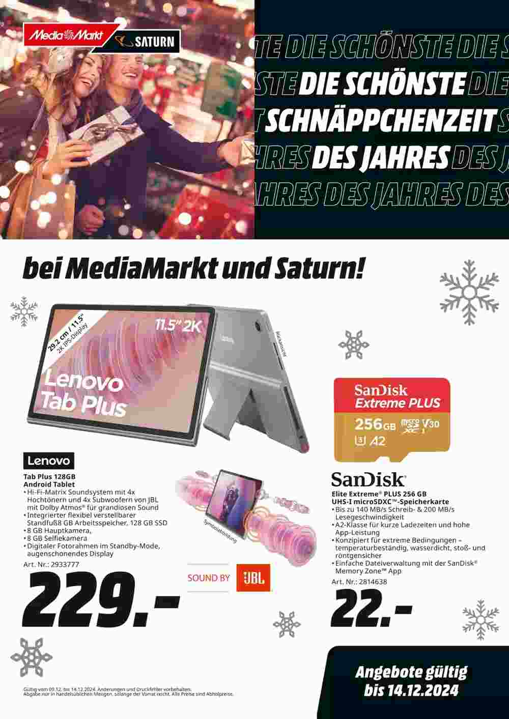 MediaMarkt Prospekt (ab 09.12.2024) zum Blättern - Seite 1