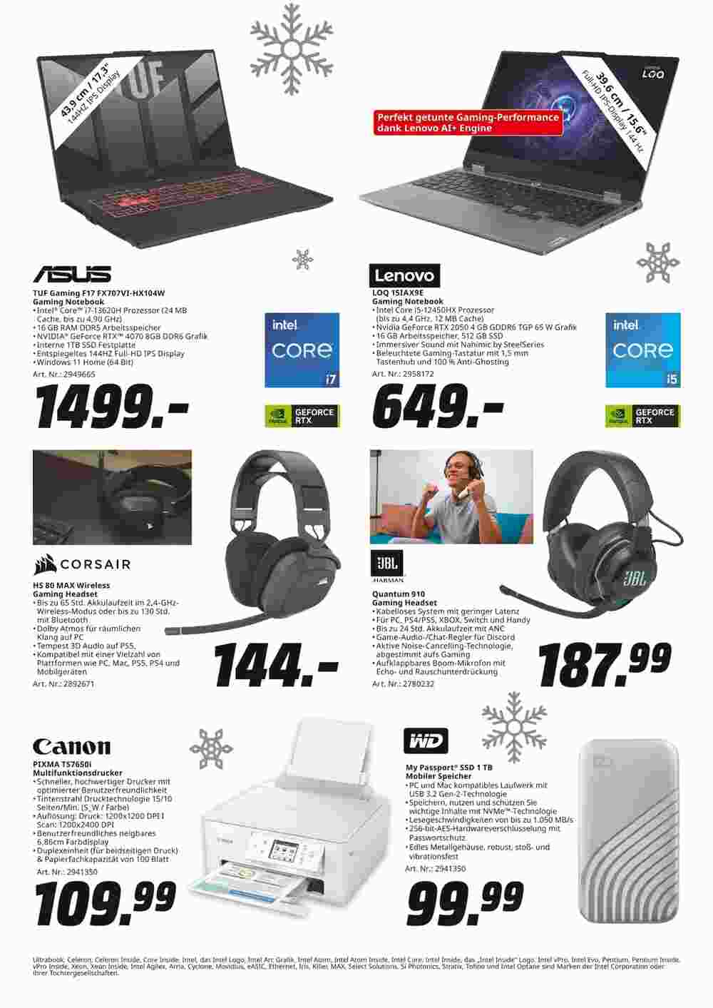 MediaMarkt Prospekt (ab 09.12.2024) zum Blättern - Seite 2