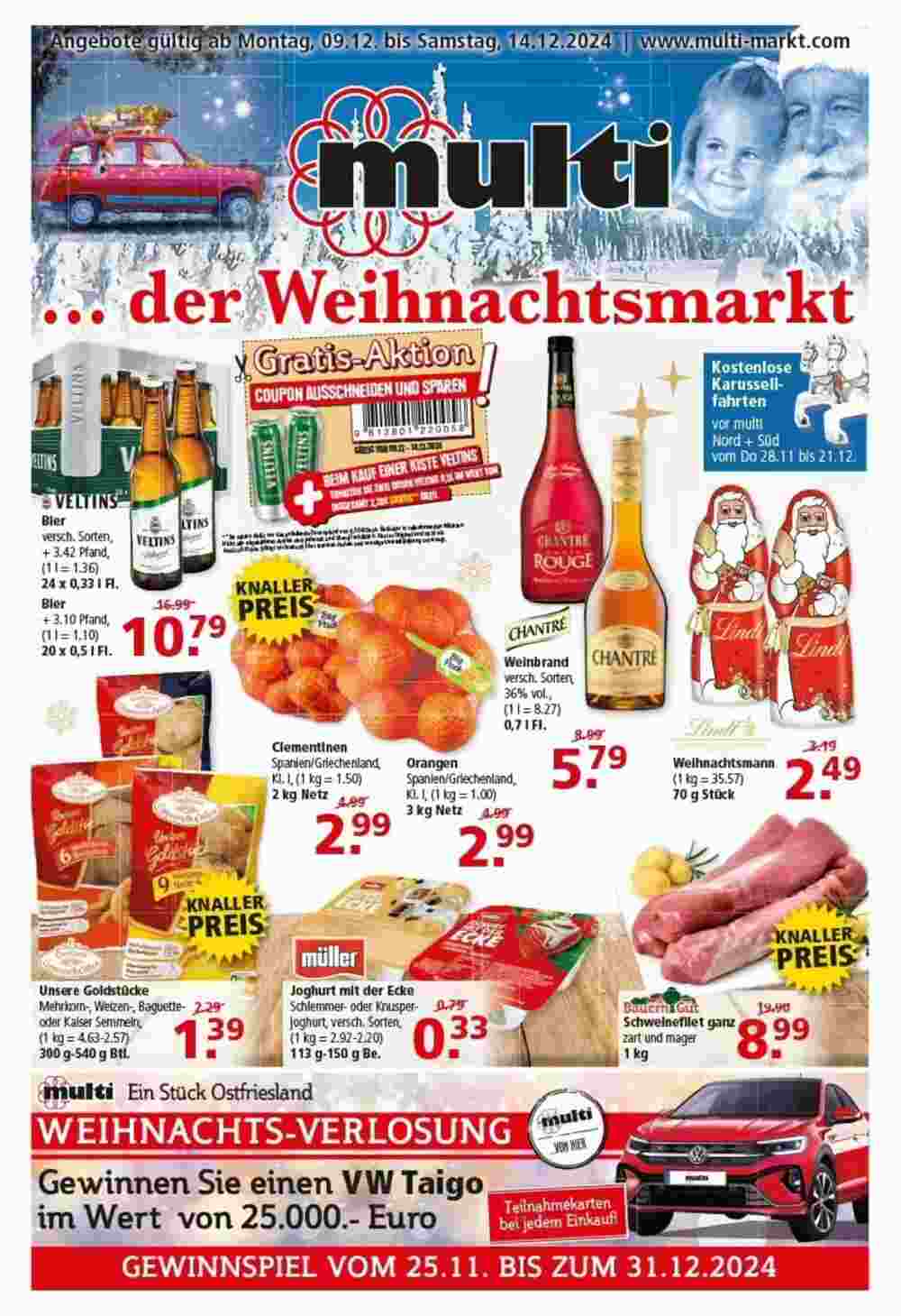 Multi Markt Prospekt (ab 09.12.2024) zum Blättern - Seite 1