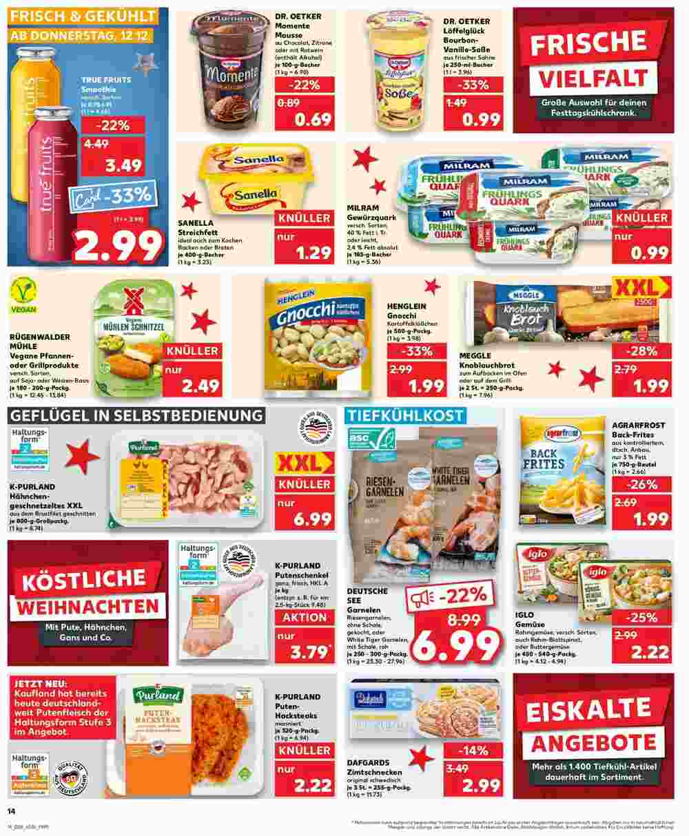 Kaufland Prospekt (ab 11.12.2024) zum Blättern - Seite 14