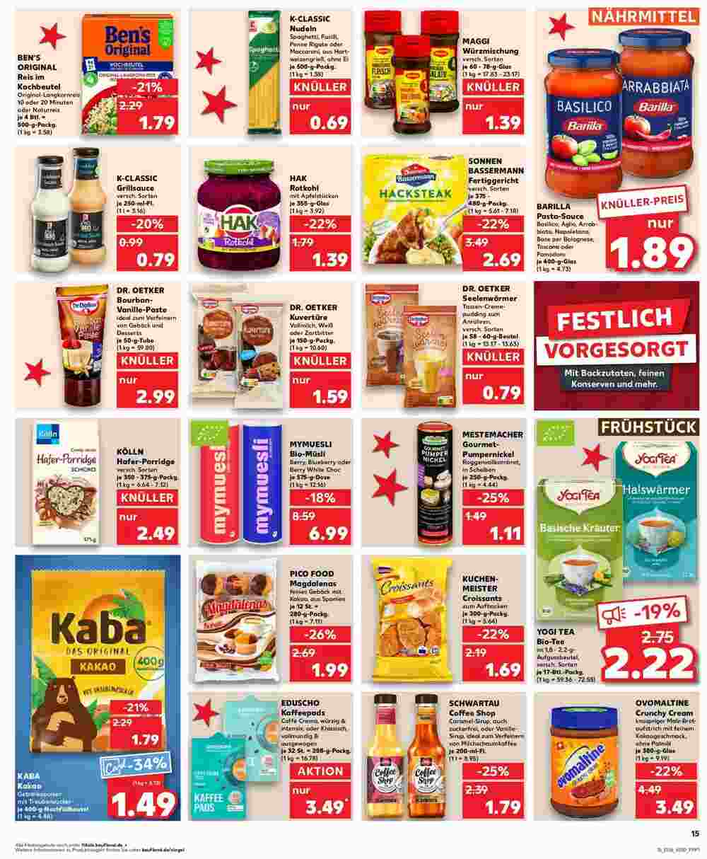 Kaufland Prospekt (ab 11.12.2024) zum Blättern - Seite 15