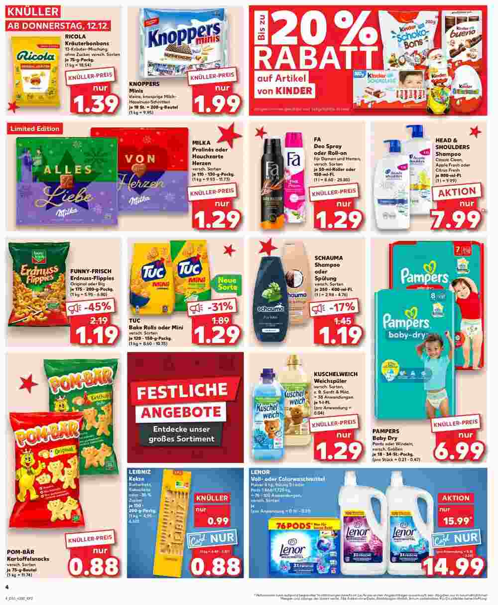 Kaufland Prospekt (ab 11.12.2024) zum Blättern - Seite 4