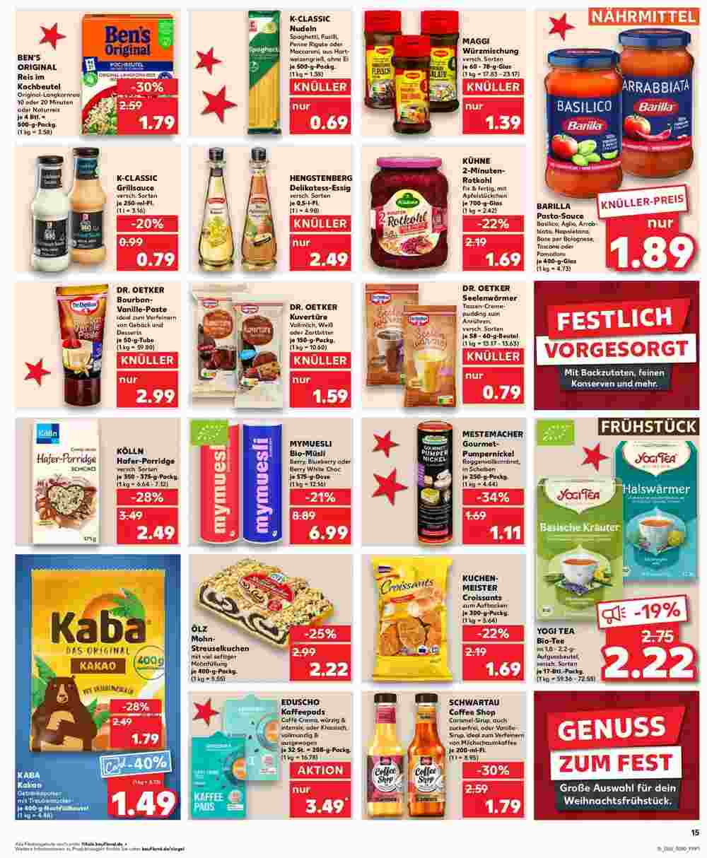 Kaufland Prospekt (ab 11.12.2024) zum Blättern - Seite 15