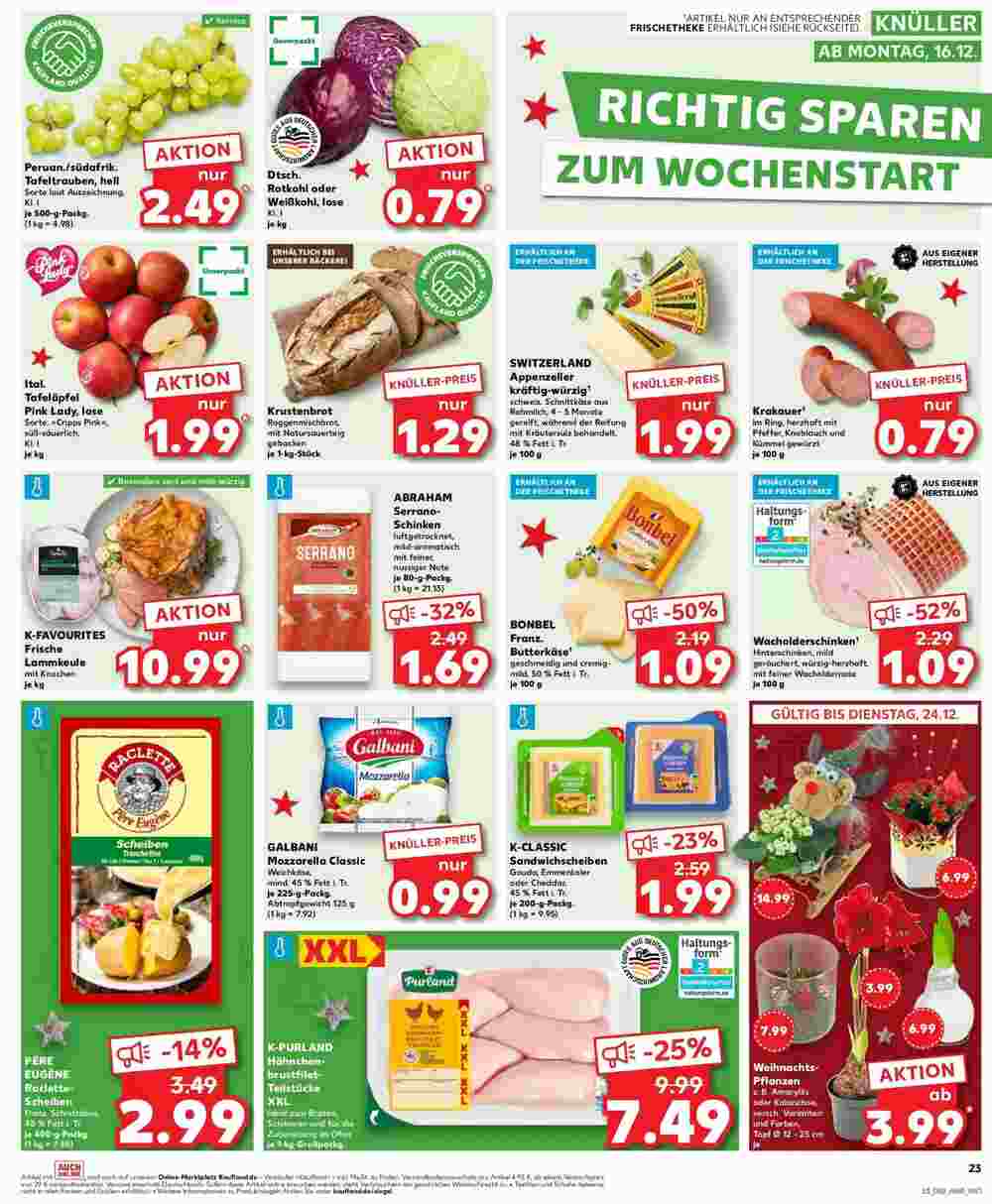 Kaufland Prospekt (ab 11.12.2024) zum Blättern - Seite 23