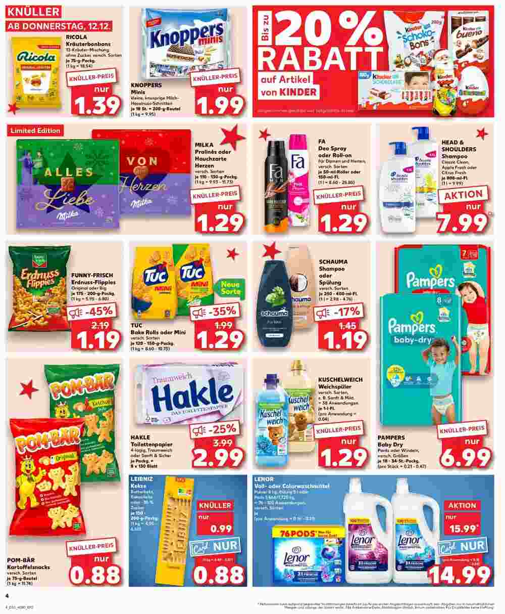 Kaufland Prospekt (ab 11.12.2024) zum Blättern - Seite 4