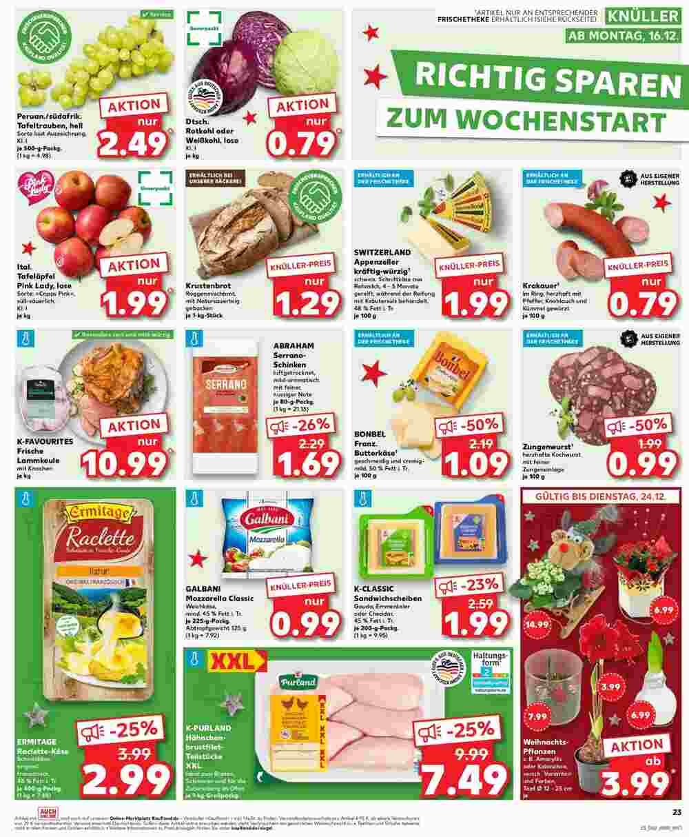 Kaufland Prospekt (ab 11.12.2024) zum Blättern - Seite 23