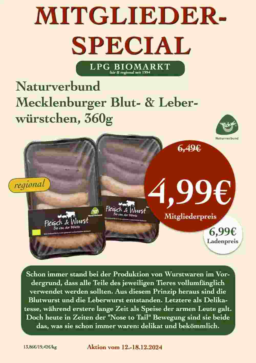 LPG Biomarkt Prospekt (ab 12.12.2024) zum Blättern - Seite 9