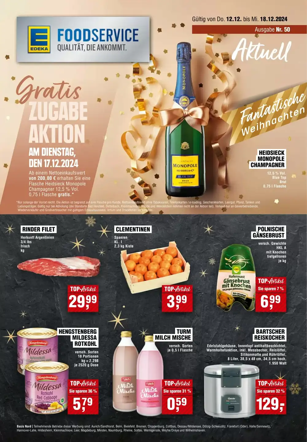 EDEKA Foodservice Prospekt (ab 12.12.2024) zum Blättern Prospekt Expert