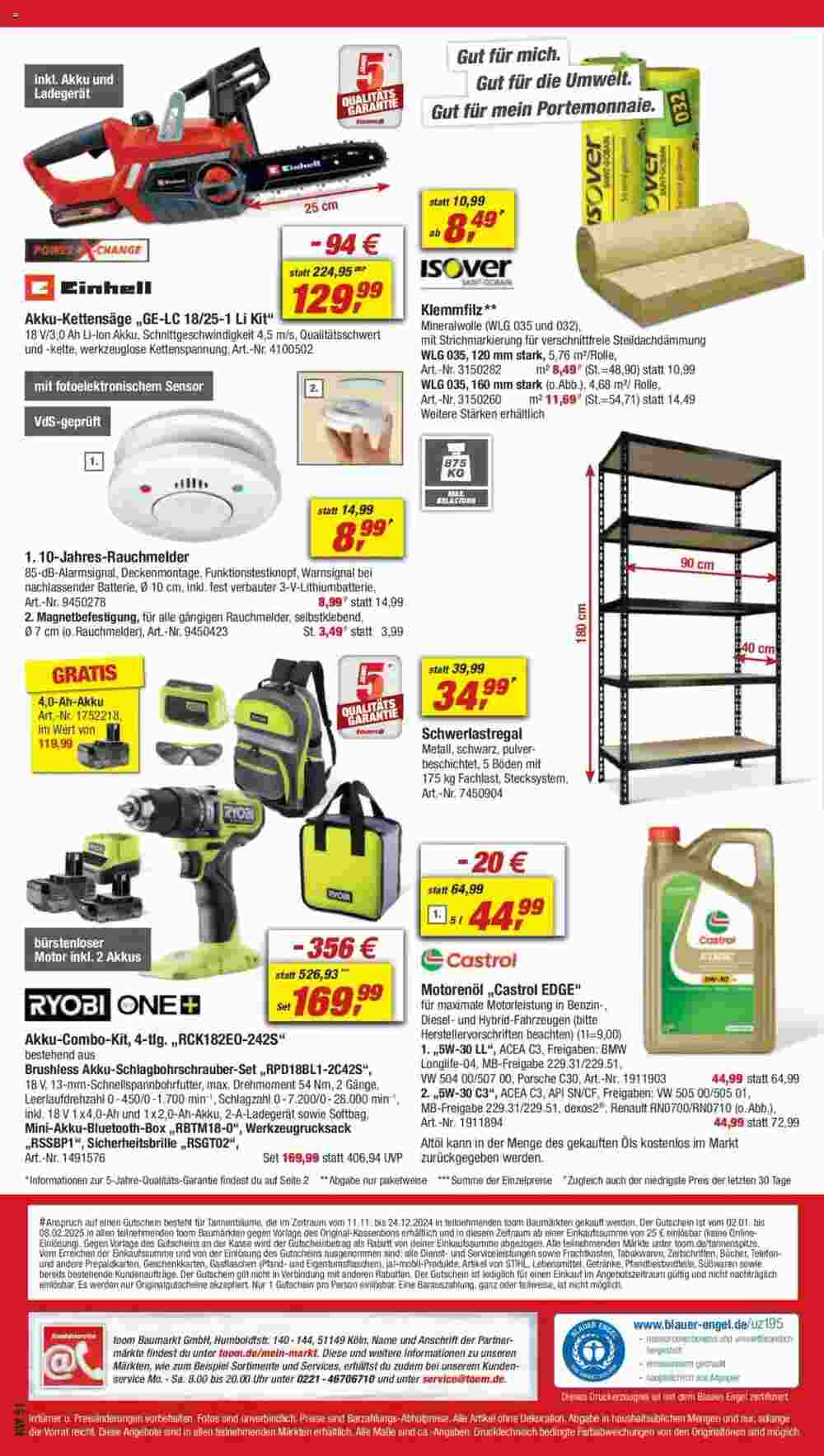 toom Baumarkt Prospekt (ab 14.12.2024) zum Blättern - Seite 12