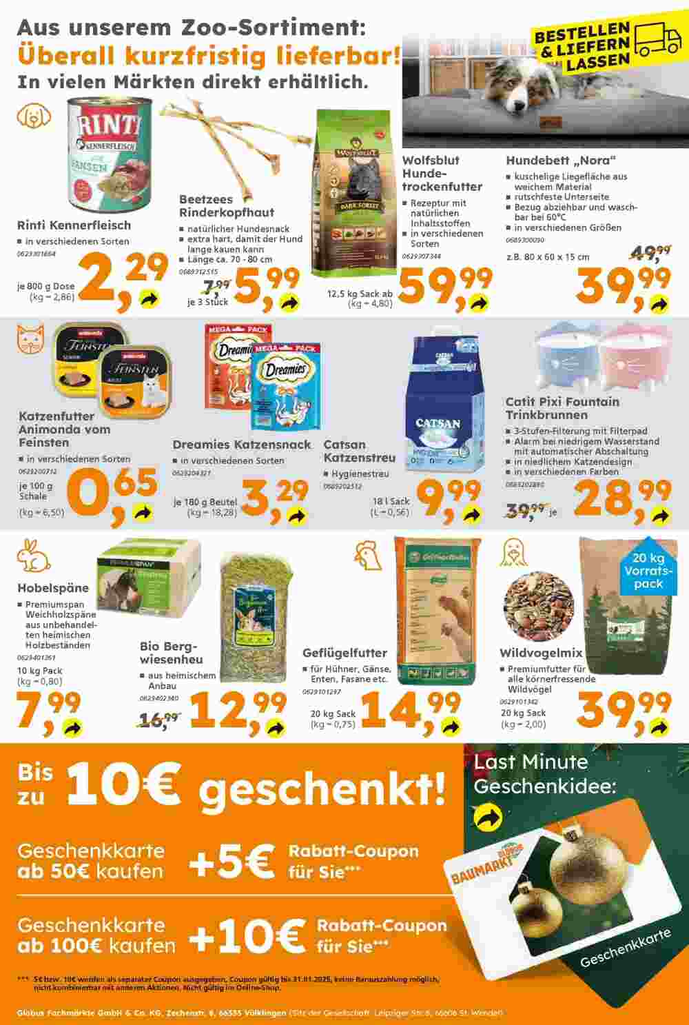 Globus Baumarkt Prospekt (ab 15.12.2024) zum Blättern - Seite 16