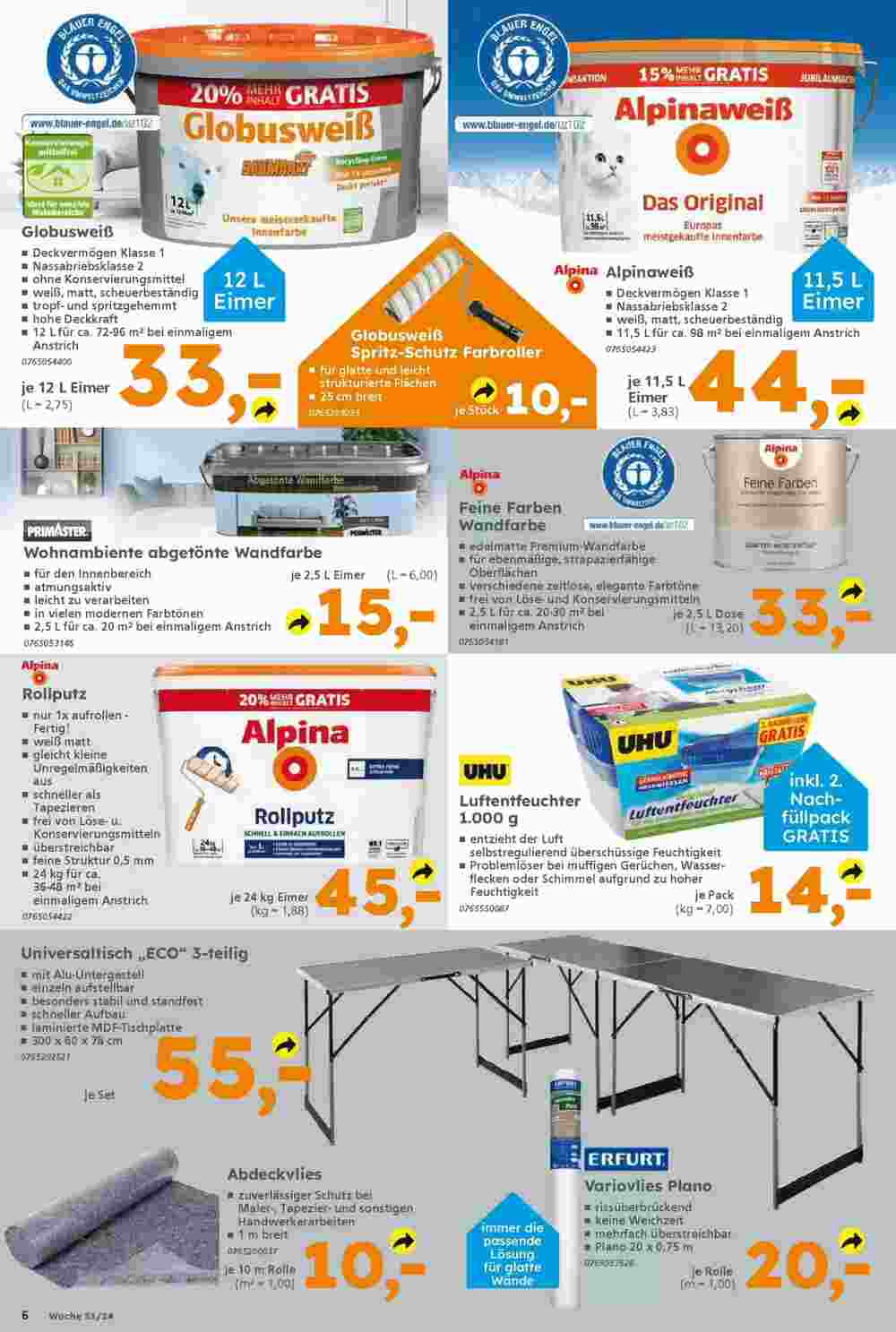 Globus Baumarkt Prospekt (ab 15.12.2024) zum Blättern - Seite 6