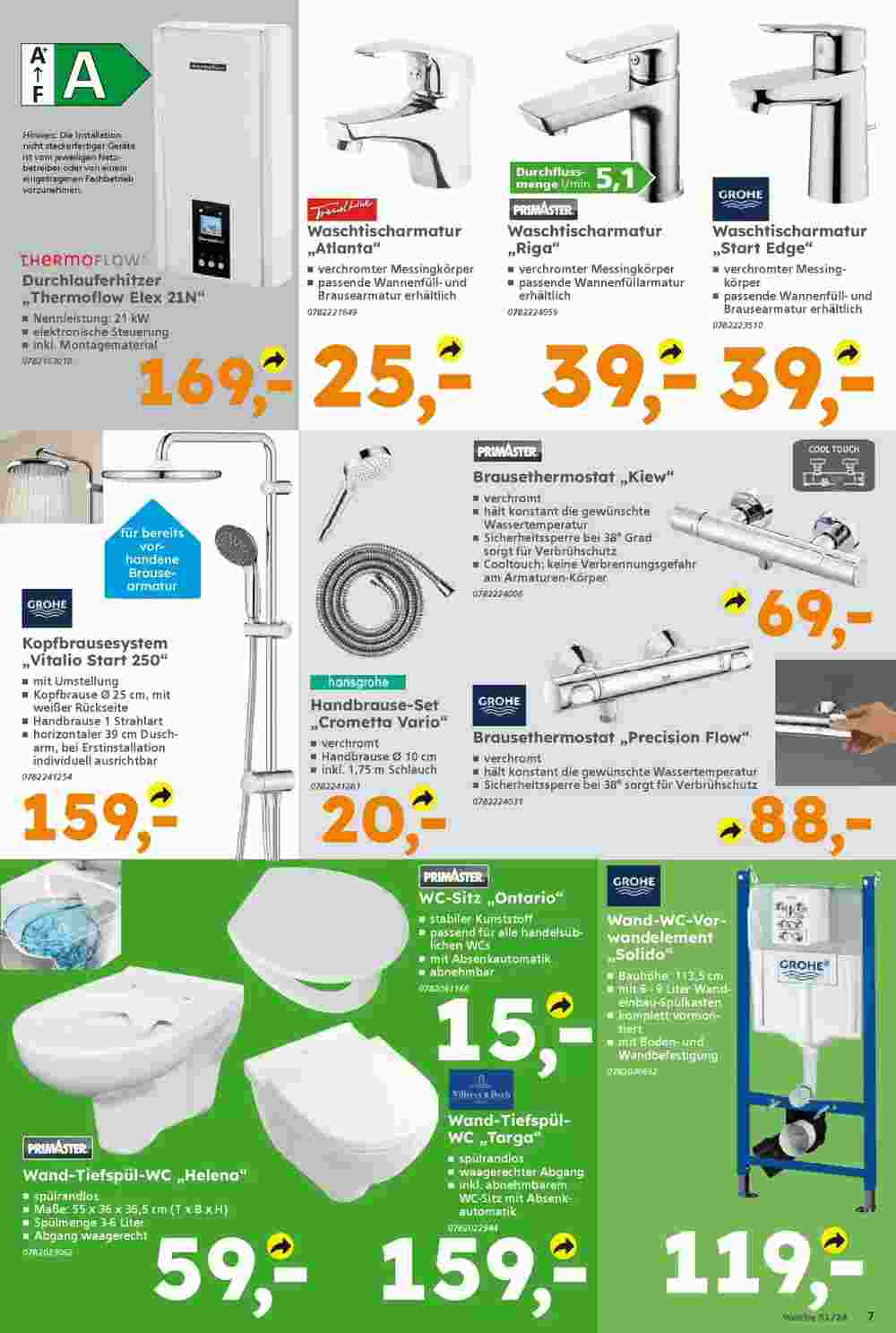 Globus Baumarkt Prospekt (ab 15.12.2024) zum Blättern - Seite 7