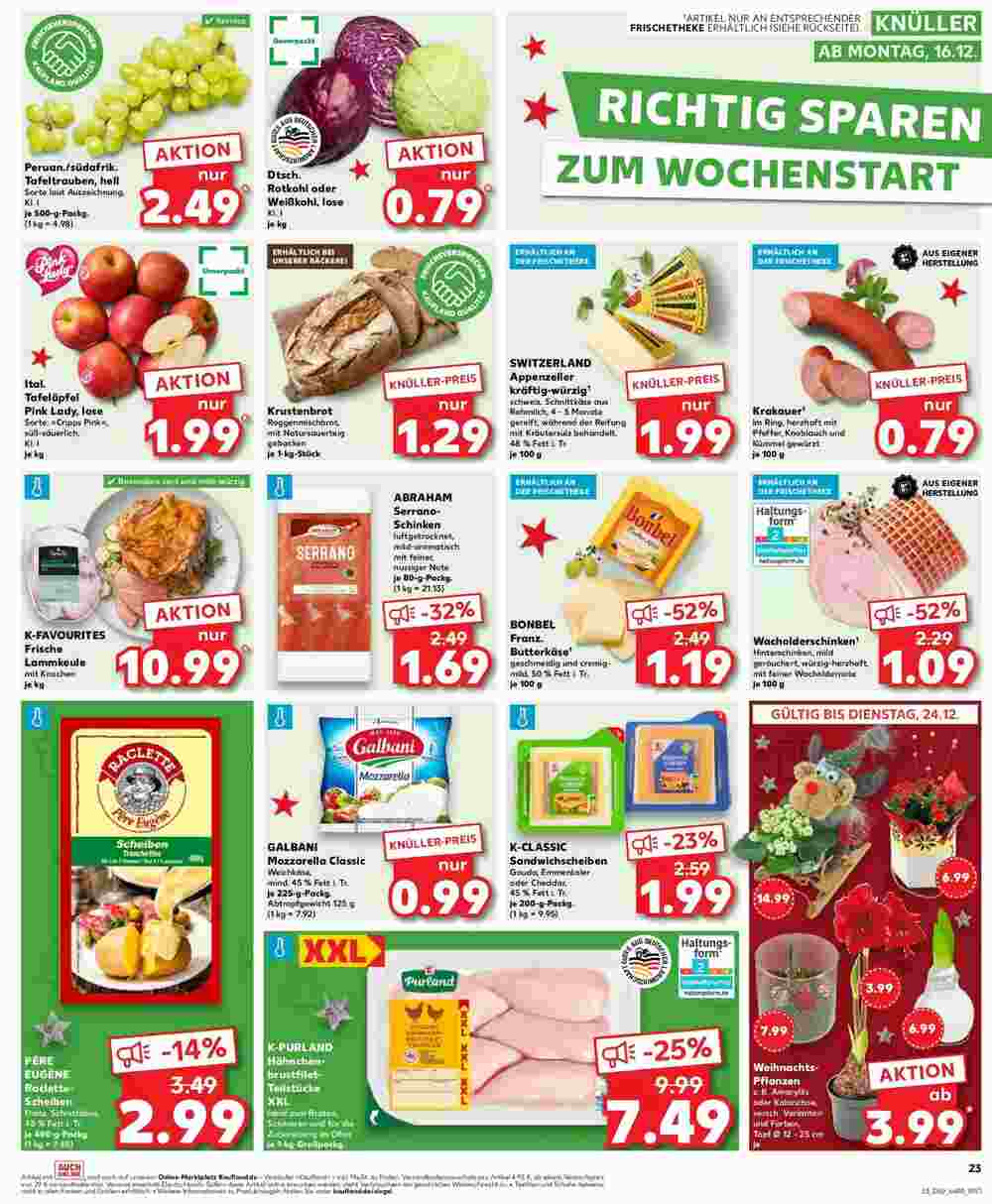 Kaufland Prospekt (ab 15.12.2024) zum Blättern - Seite 1