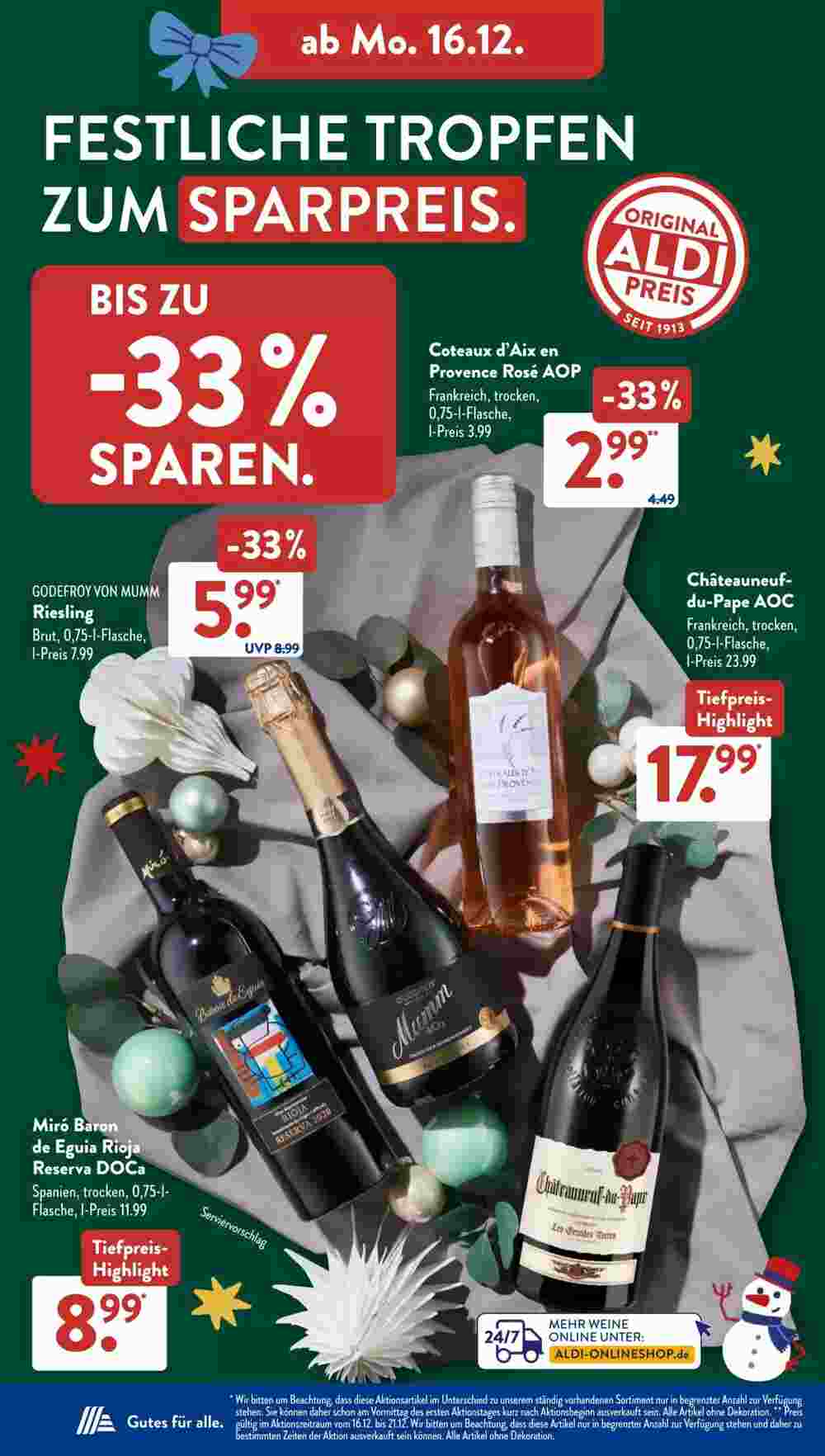 Aldi Süd Prospekt (ab 16.12.2024) zum Blättern - Seite 20