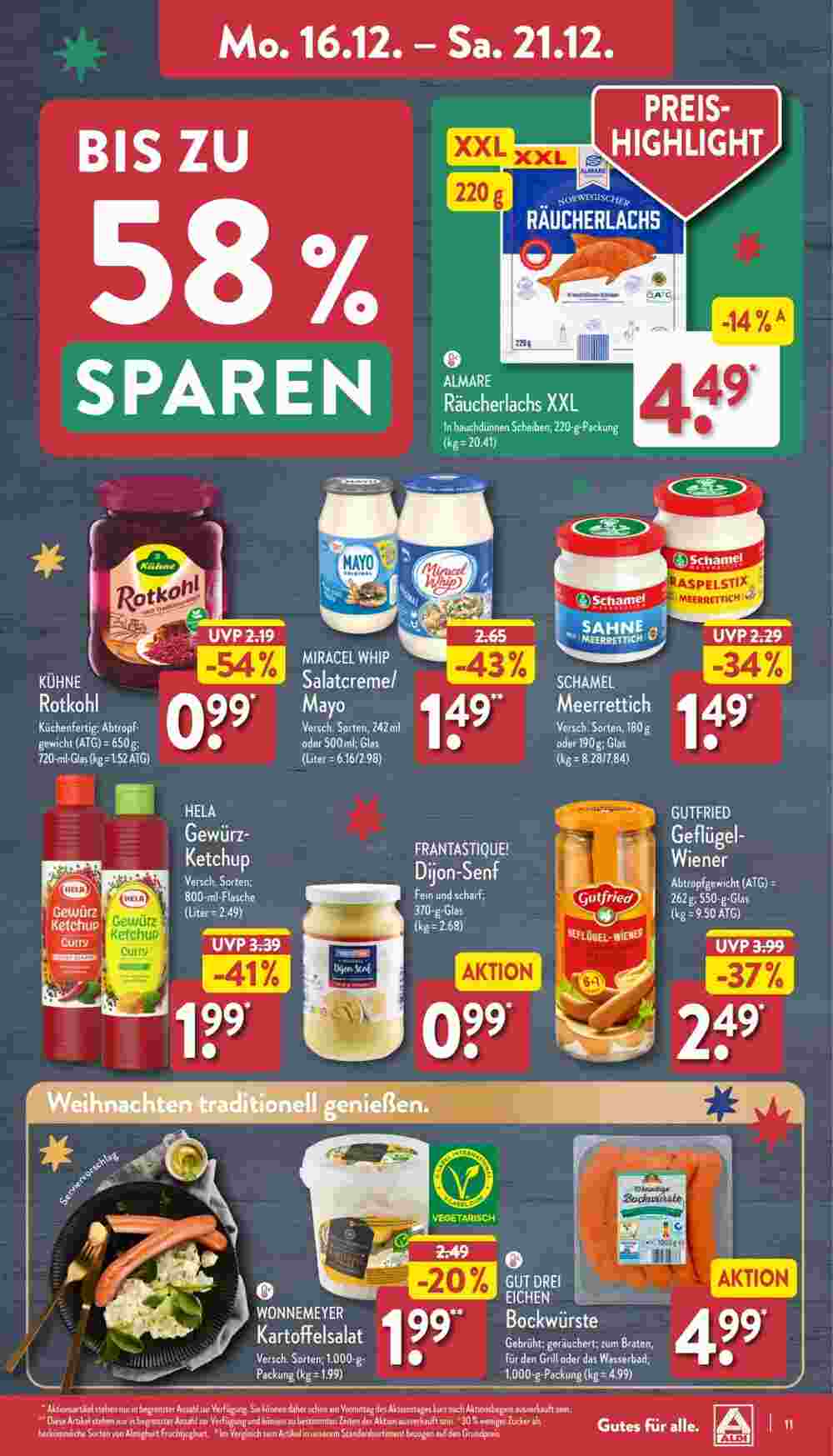 Aldi Nord Prospekt (ab 16.12.2024) zum Blättern - Seite 11