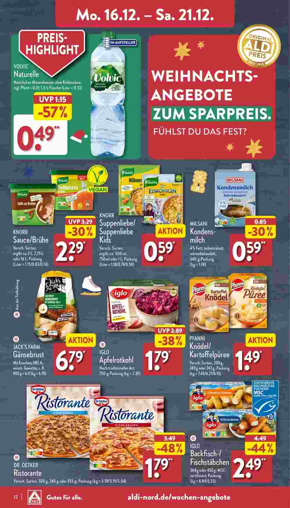 Aldi Nord Prospekt (ab 16.12.2024) zum Blättern - Seite 12