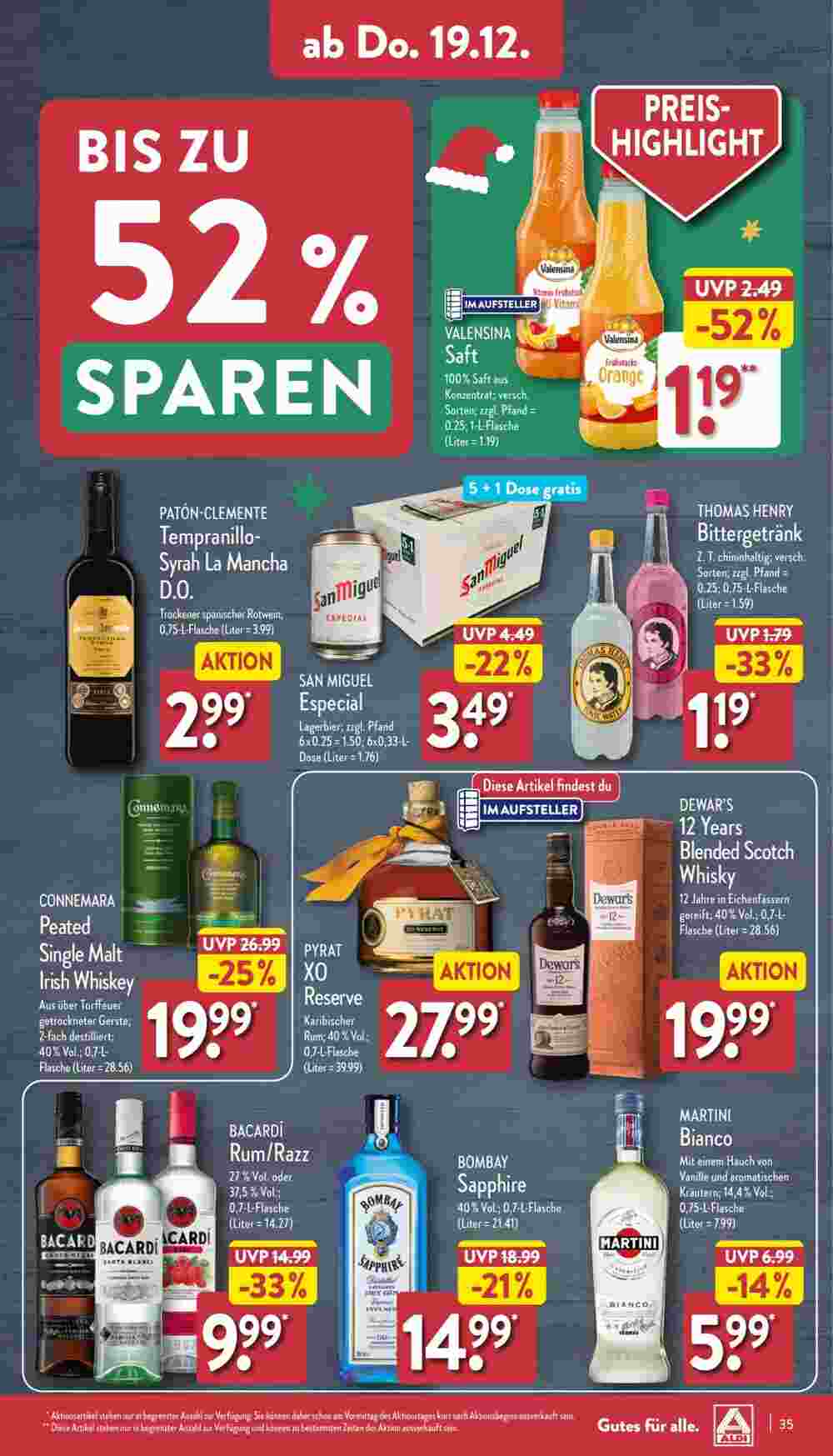 Aldi Nord Prospekt (ab 16.12.2024) zum Blättern - Seite 35