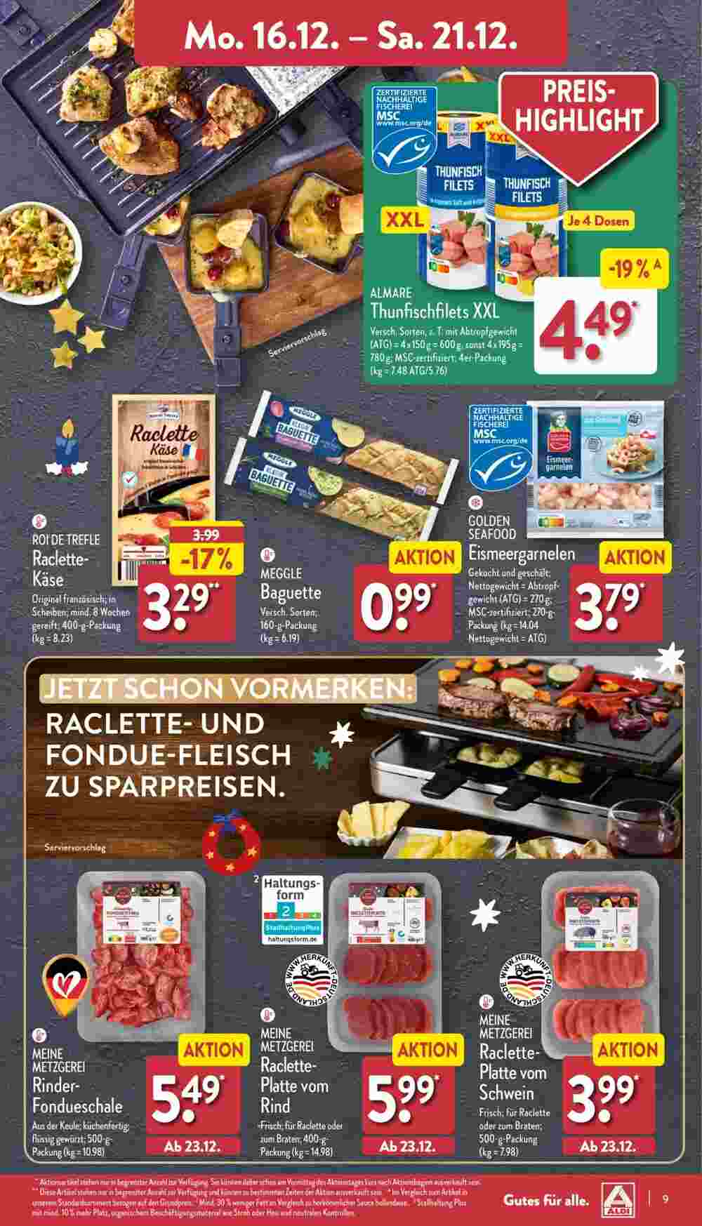 Aldi Nord Prospekt (ab 16.12.2024) zum Blättern - Seite 9