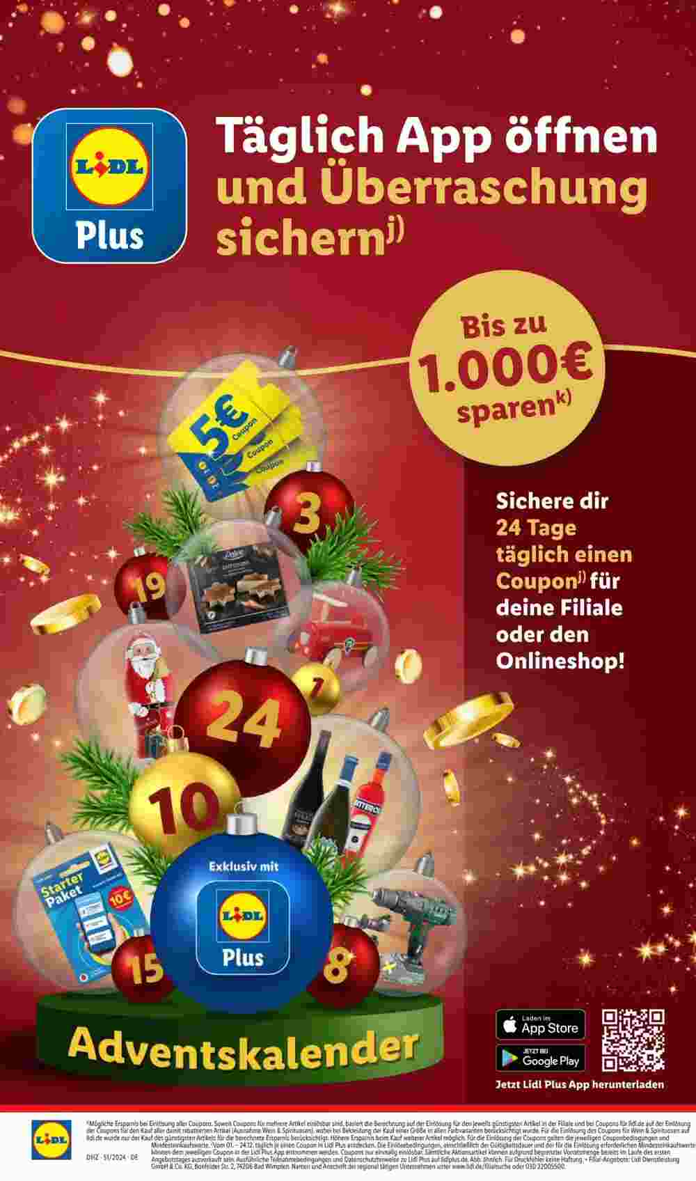 Lidl Prospekt (ab 16.12.2024) zum Blättern - Seite 60