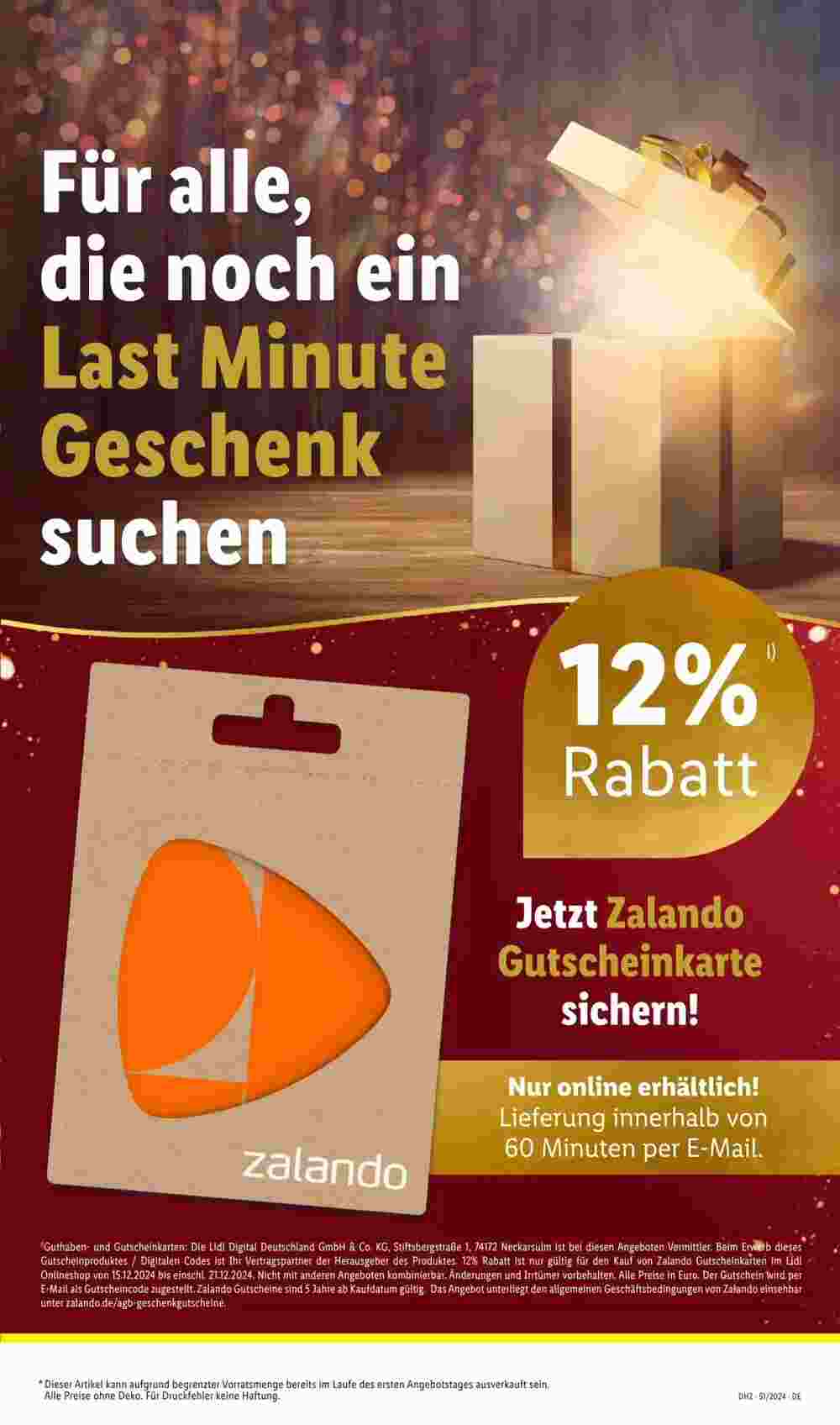 Lidl Prospekt (ab 16.12.2024) zum Blättern - Seite 61