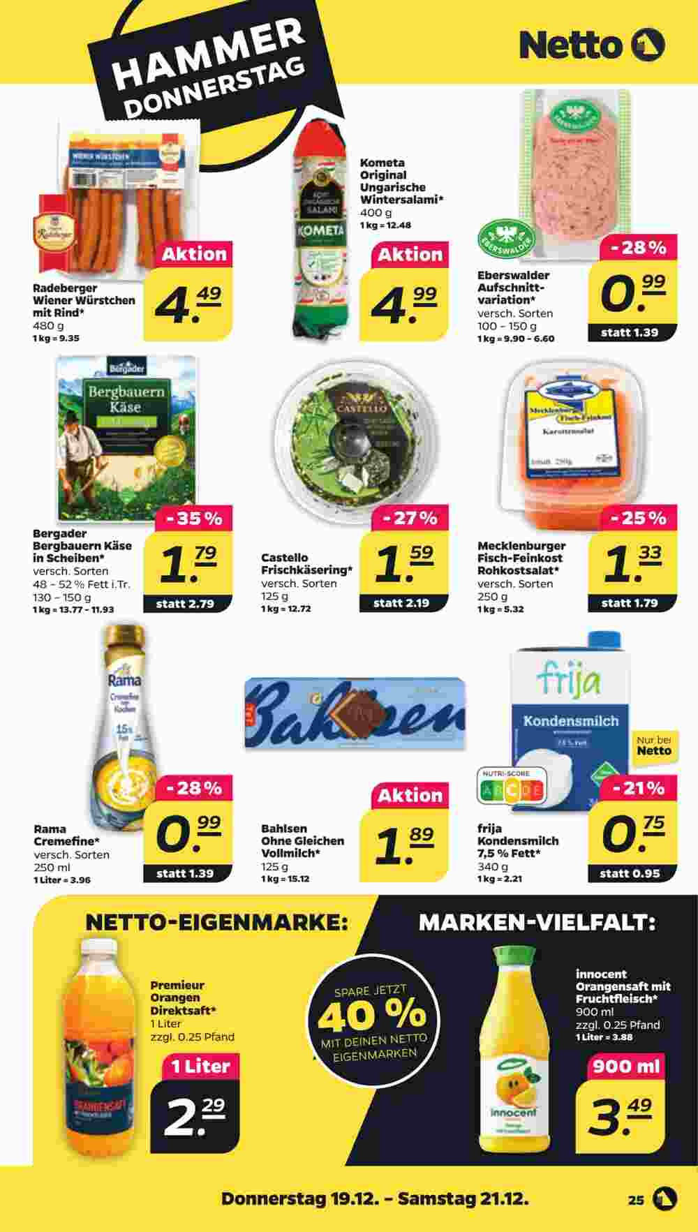 NETTO Prospekt (ab 16.12.2024) zum Blättern - Seite 25