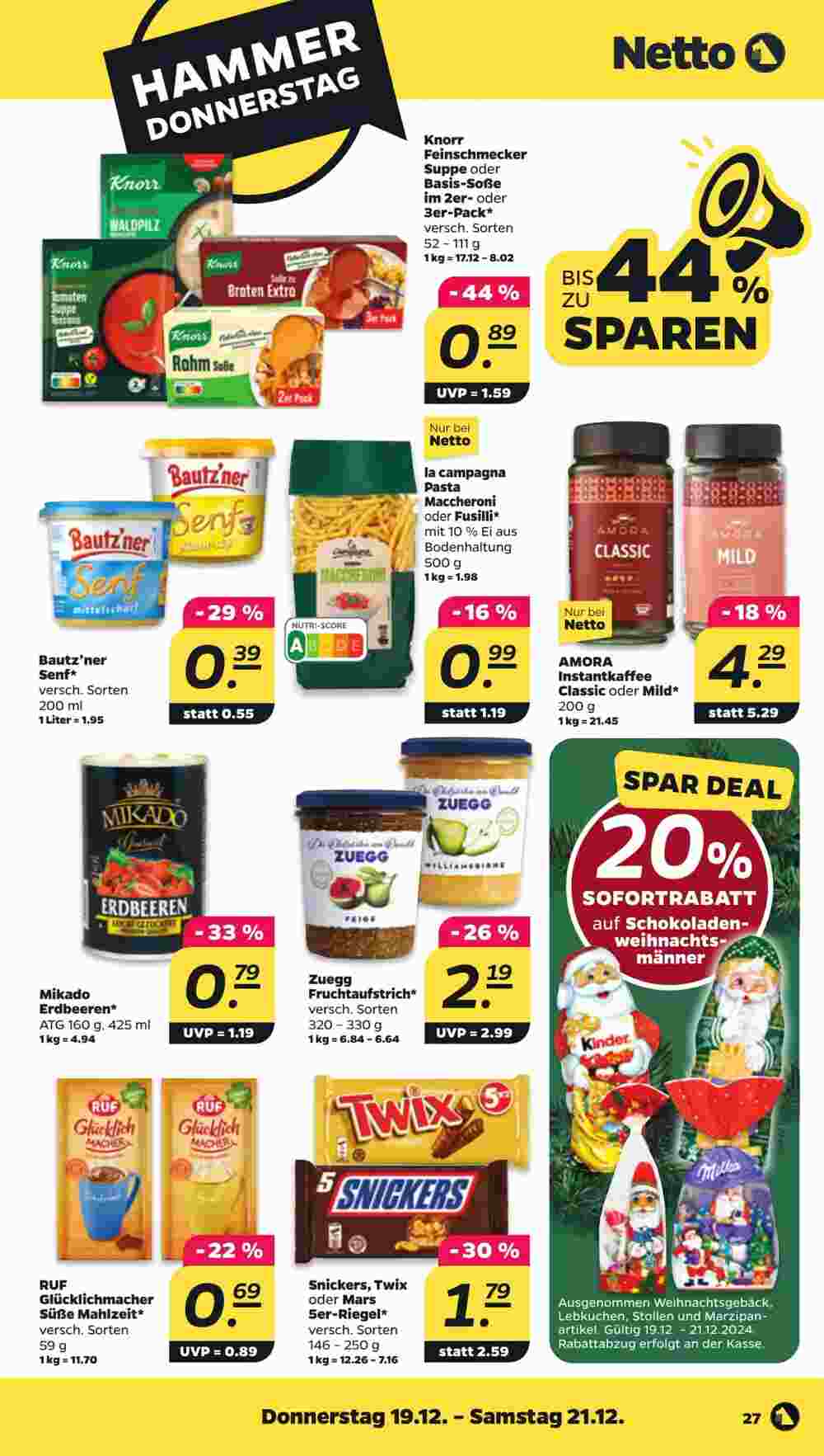 NETTO Prospekt (ab 16.12.2024) zum Blättern - Seite 27