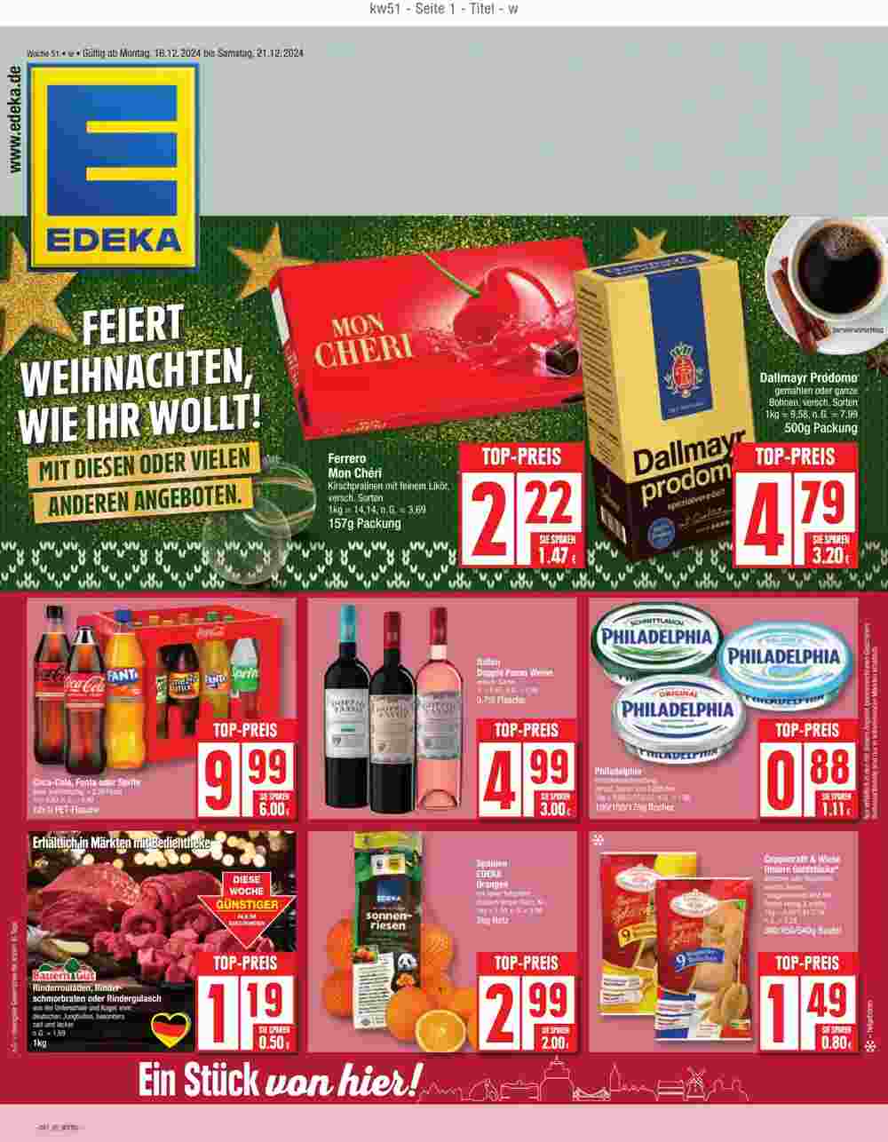 Edeka Prospekt (ab 16.12.2024) zum Blättern - Seite 1