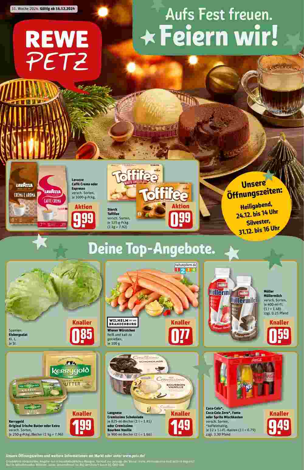 REWE PETZ Prospekt (ab 16.12.2024) zum Blättern - Seite 1