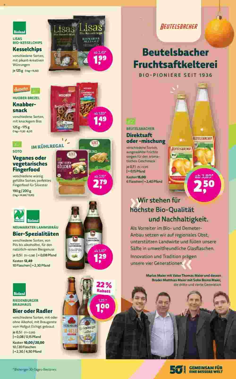 Biomarkt Prospekt (ab 18.12.2024) zum Blättern - Seite 15