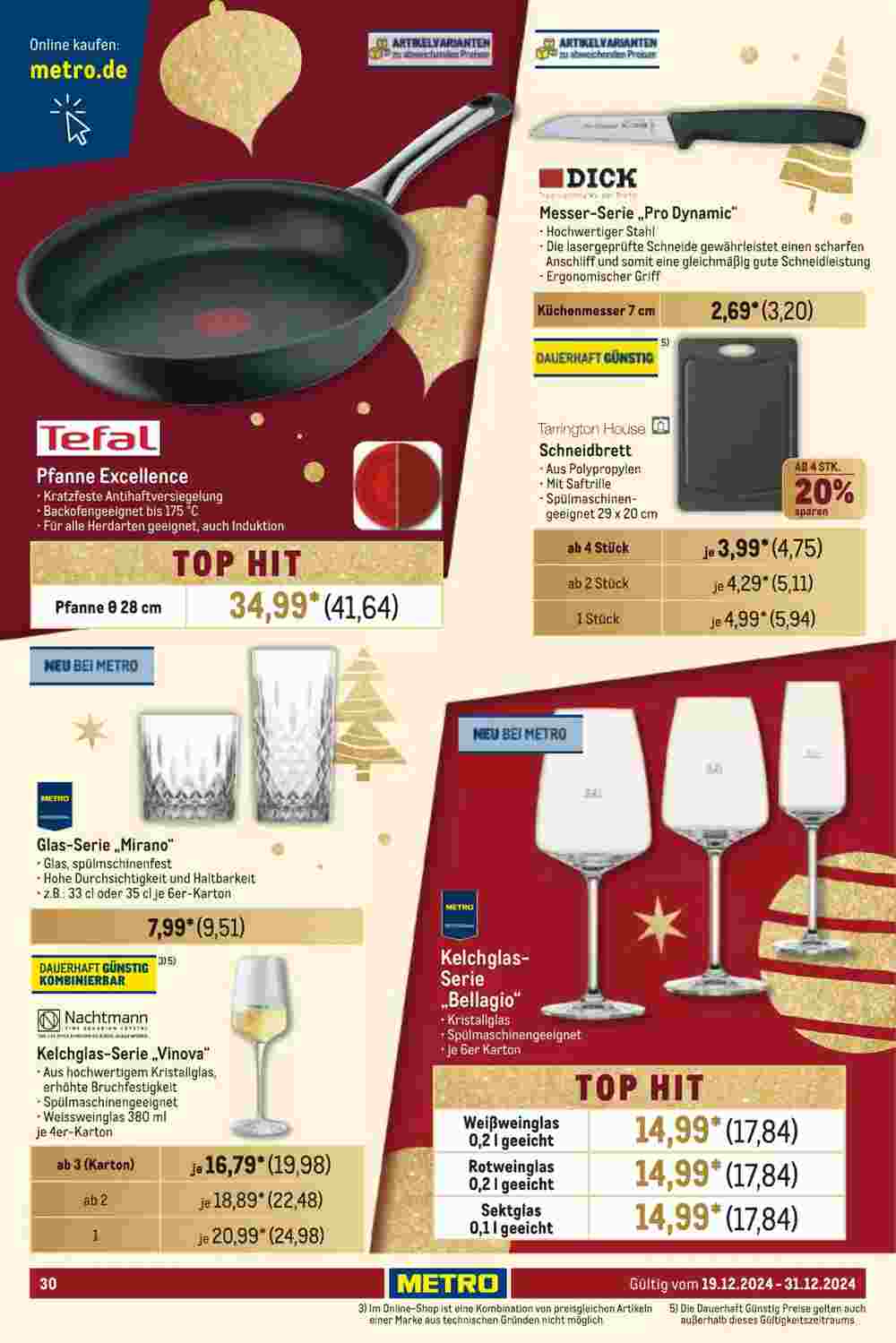 METRO Prospekt (ab 19.12.2024) zum Blättern - Seite 30