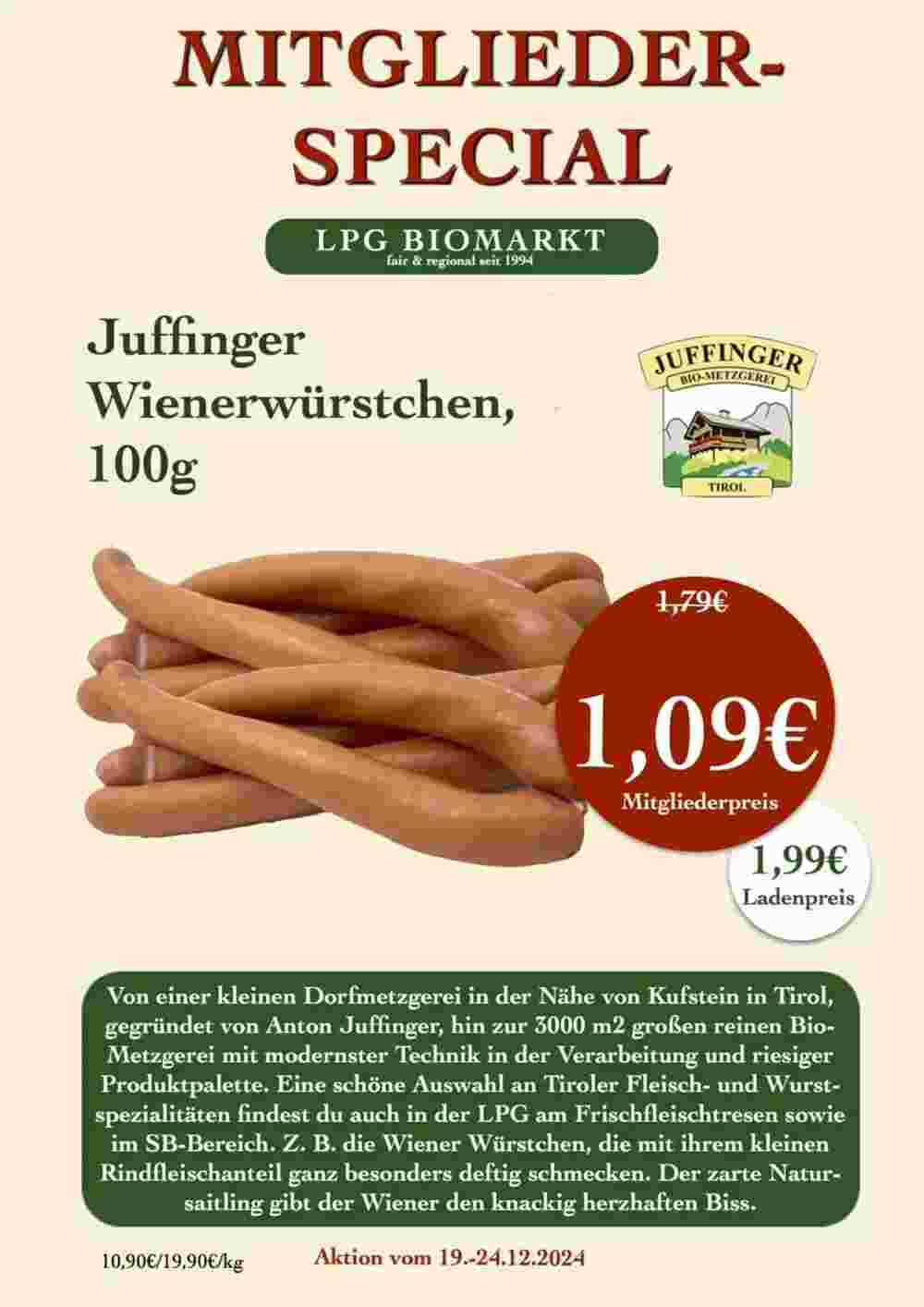 LPG Biomarkt Prospekt (ab 19.12.2024) zum Blättern - Seite 12