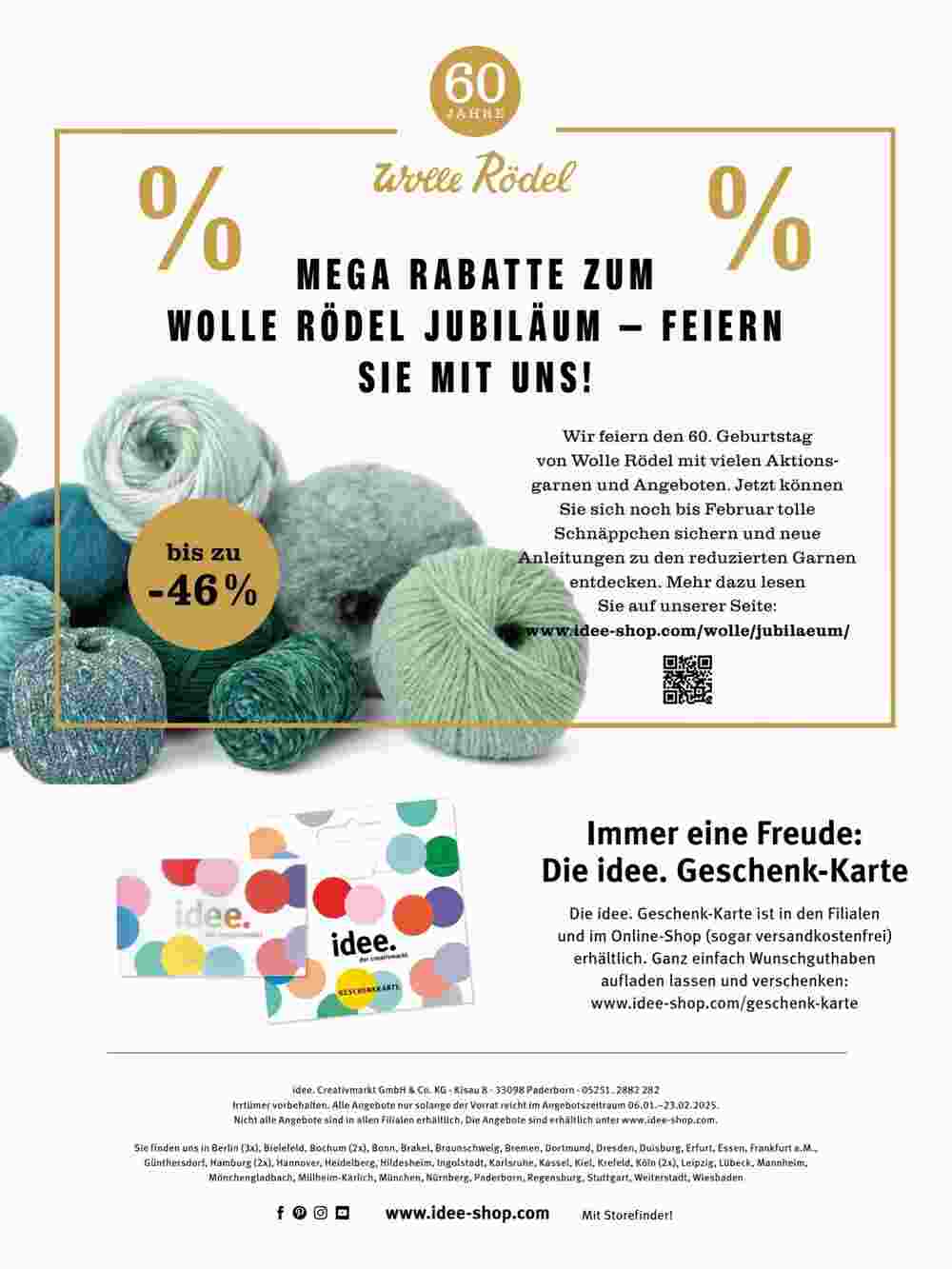 Idee Creativmarkt Prospekt (ab 19.12.2024) zum Blättern - Seite 16