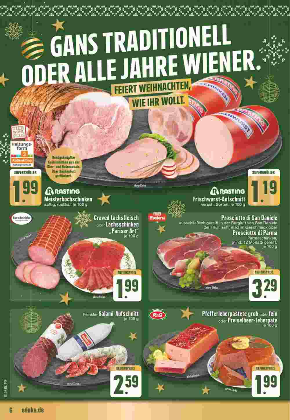 EDEKA Vogl Prospekt (ab 23.12.2024) zum Blättern - Seite 6