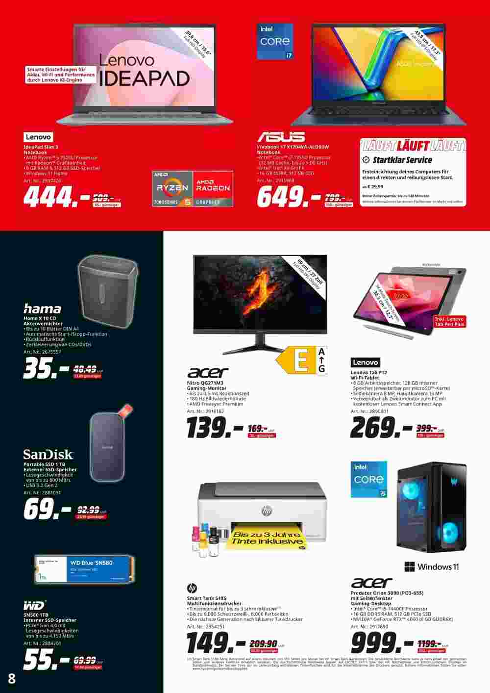 MediaMarkt Prospekt (ab 23.12.2024) zum Blättern - Seite 8