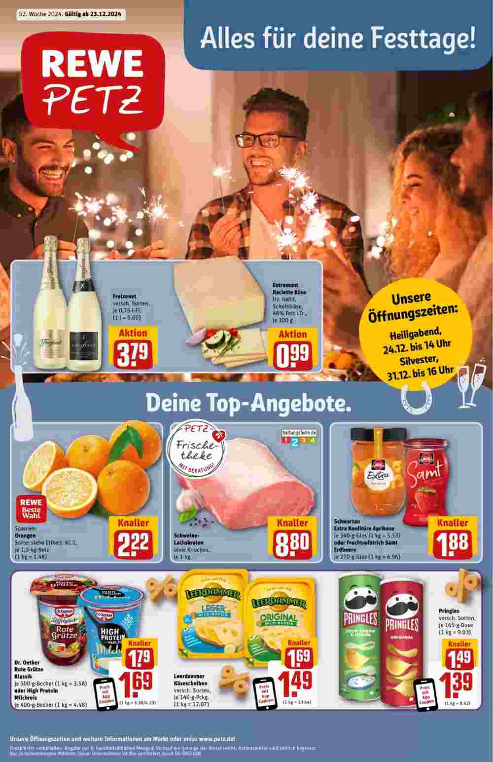 REWE PETZ Prospekt (ab 23.12.2024) zum Blättern - Seite 1