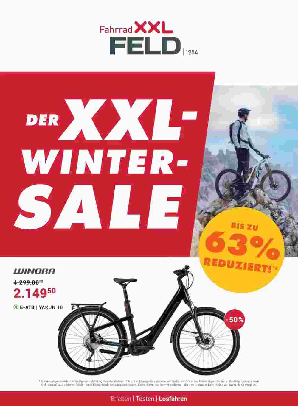 Fahrrad XXL Prospekt (ab 24.12.2024) zum Blättern - Seite 1