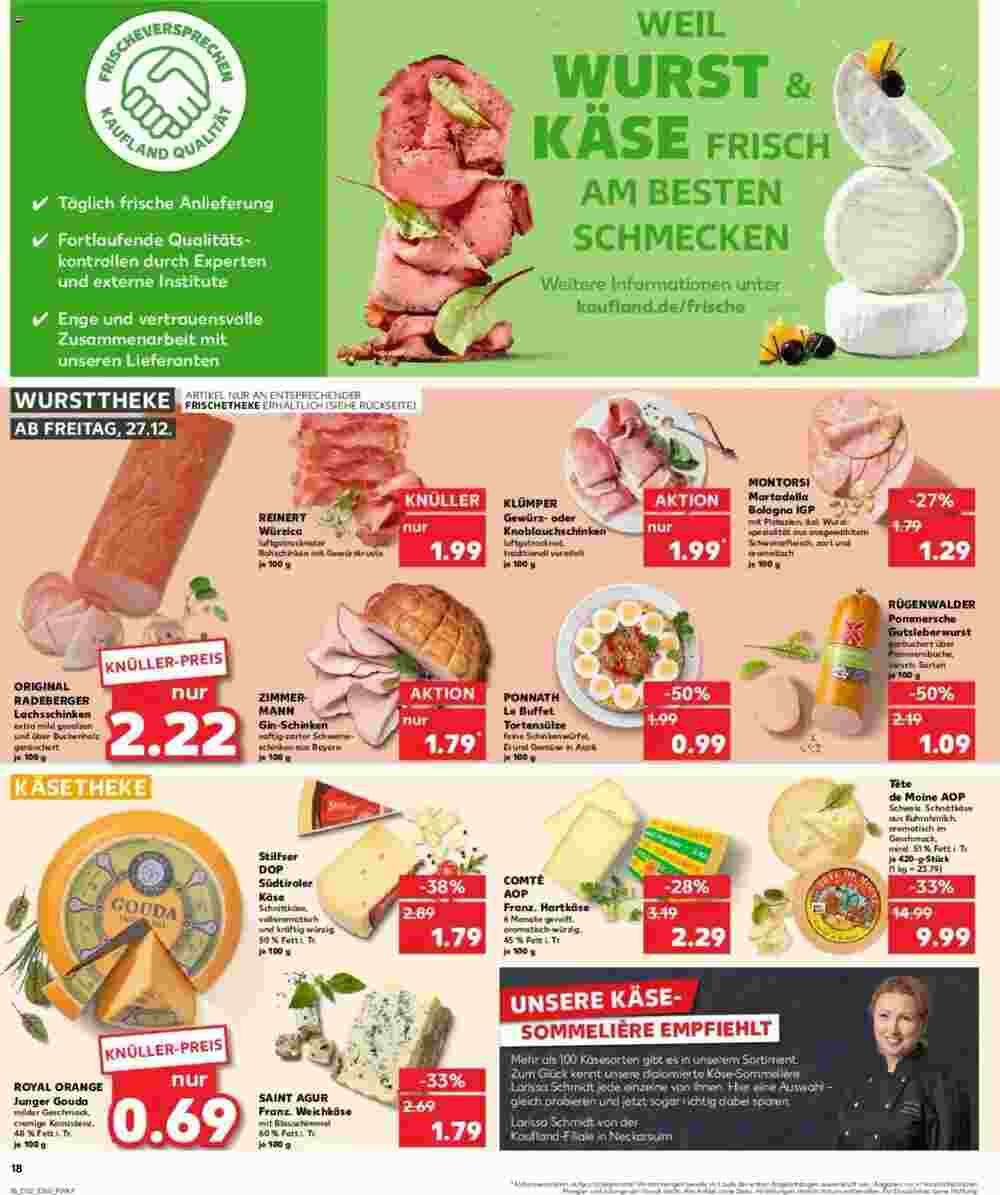 Kaufland Prospekt (ab 27.12.2024) zum Blättern - Seite 18